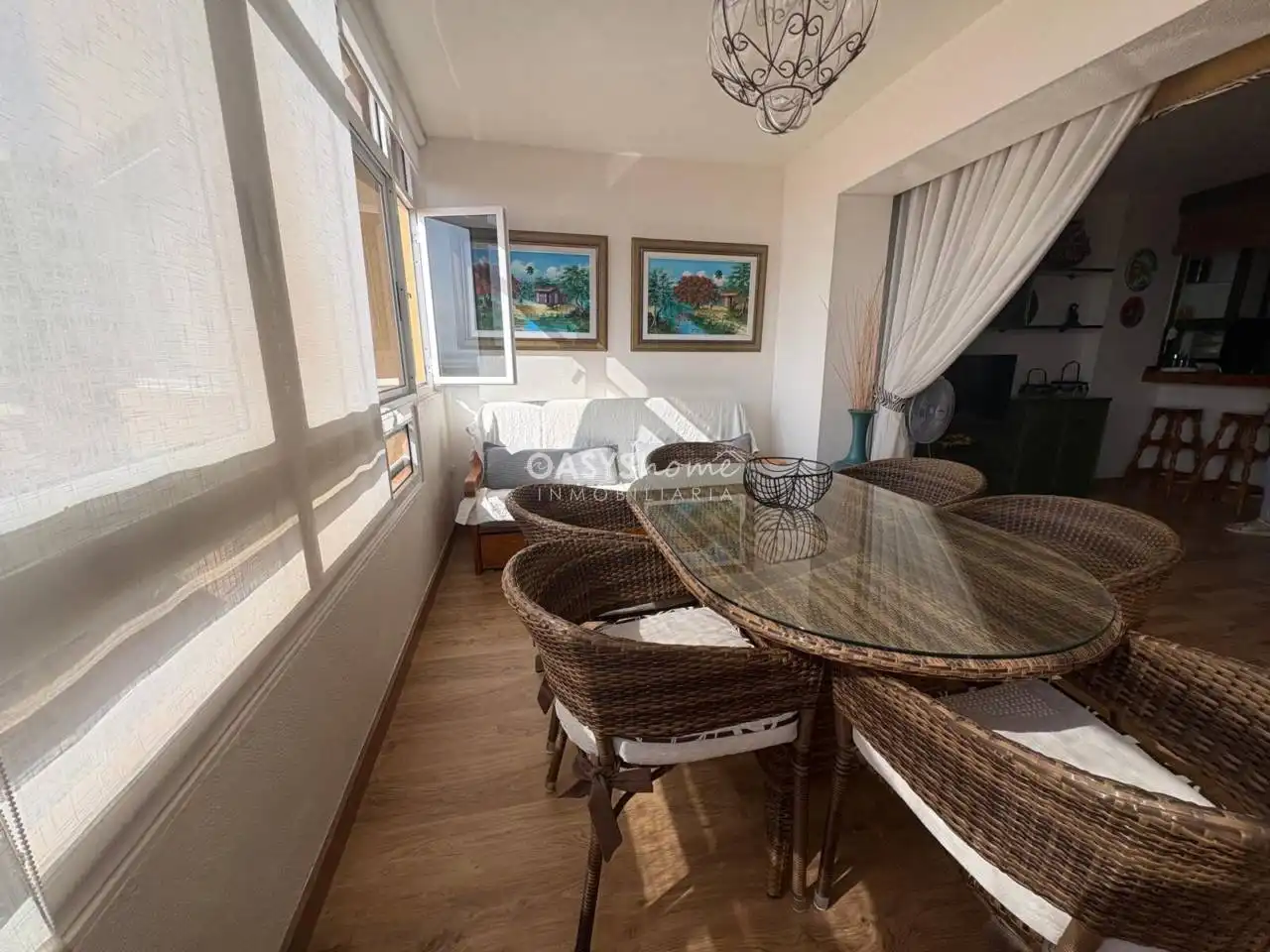 Terraza de Piso en venta en La Manga del Mar Menor con Terraza, Amueblado y Piscina comunitaria