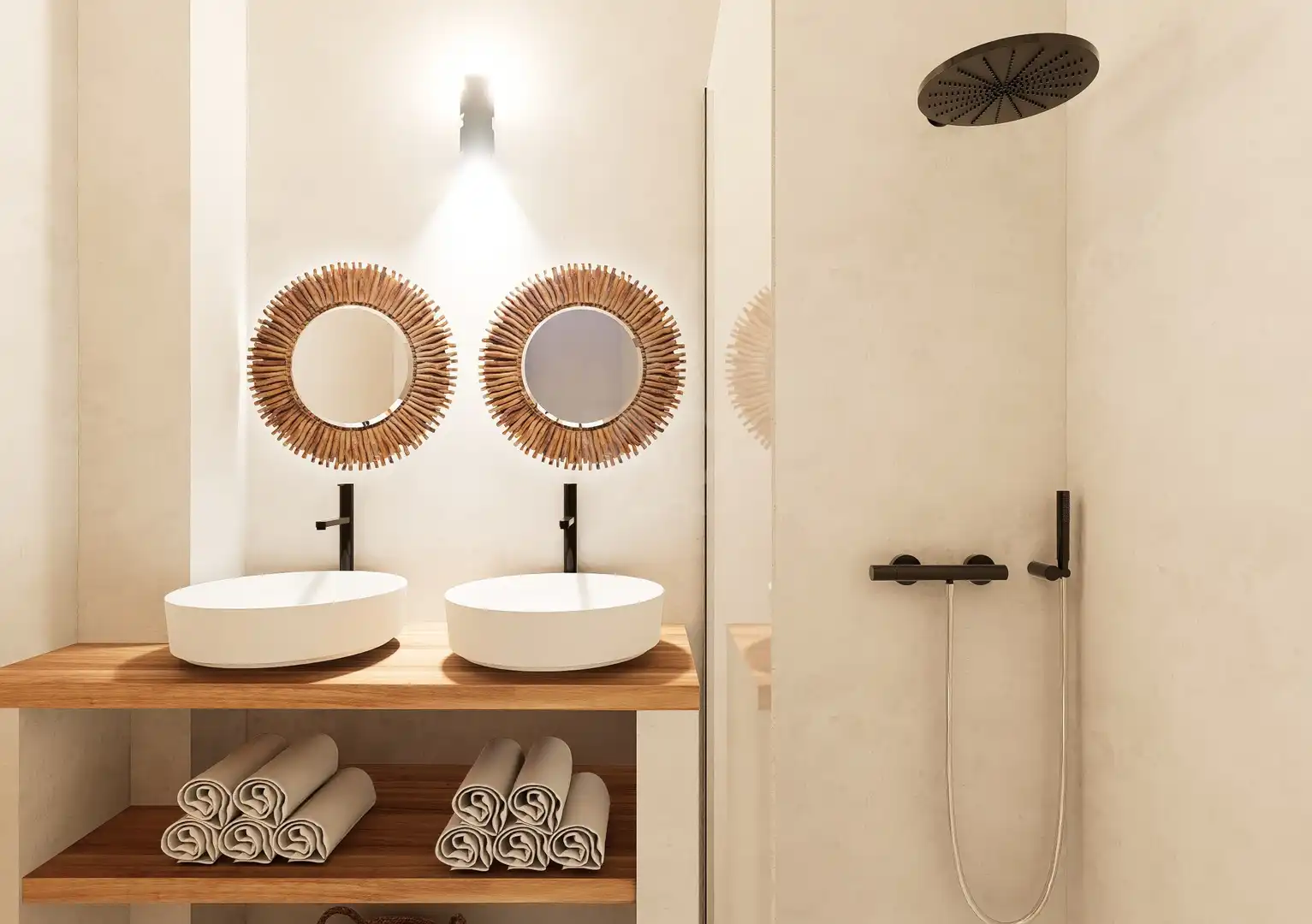 Baño de Finca rústica en venta en Pego con Aire acondicionado, Calefacción y Terraza