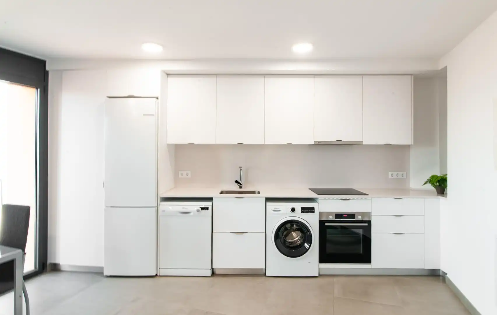 Kitchen of Flat for rent in Martorell  with Air Conditioner, Heating and Terrace