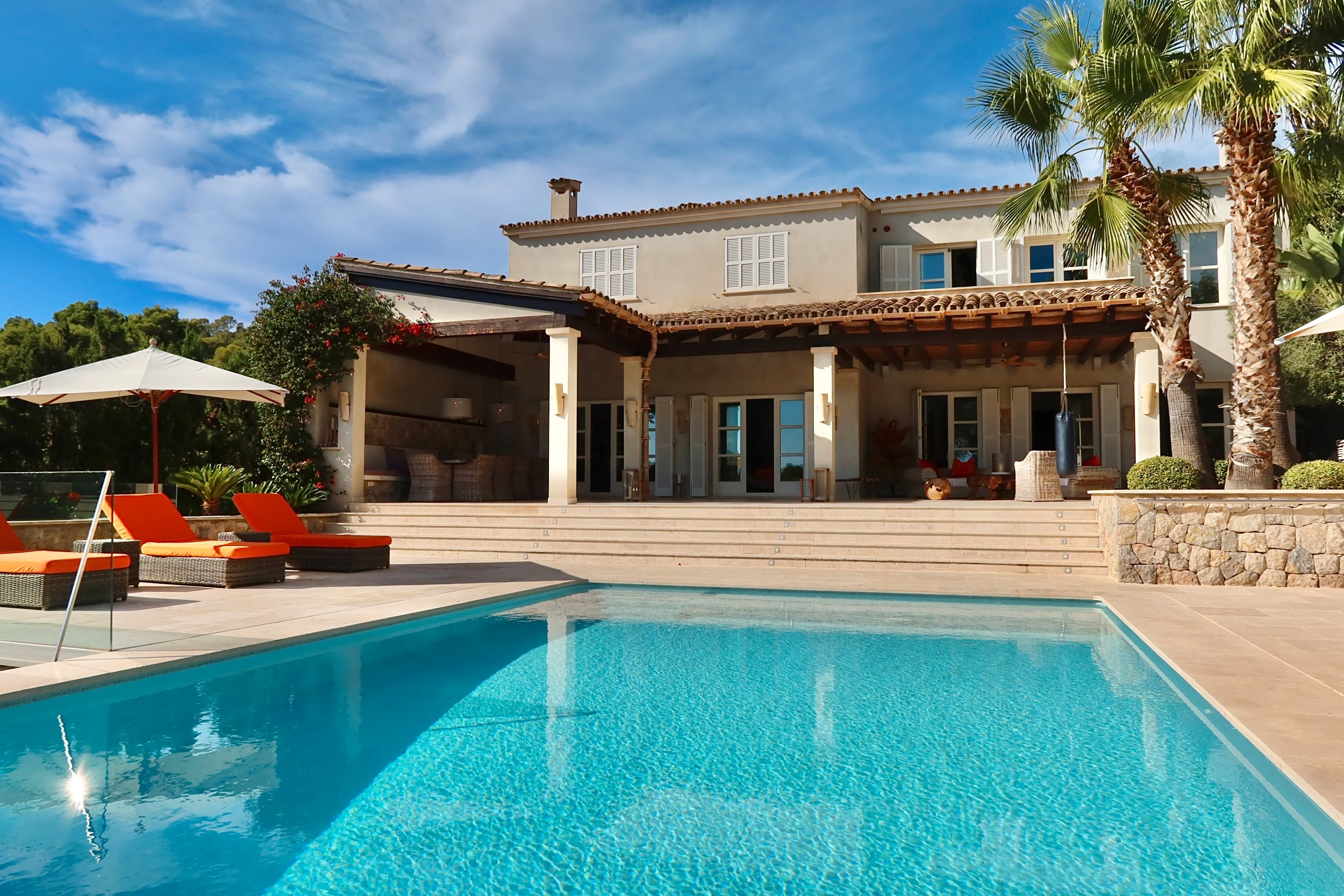 Swimming pool of House or chalet to rent in Andratx  with Air Conditioner, Swimming Pool and Furnished