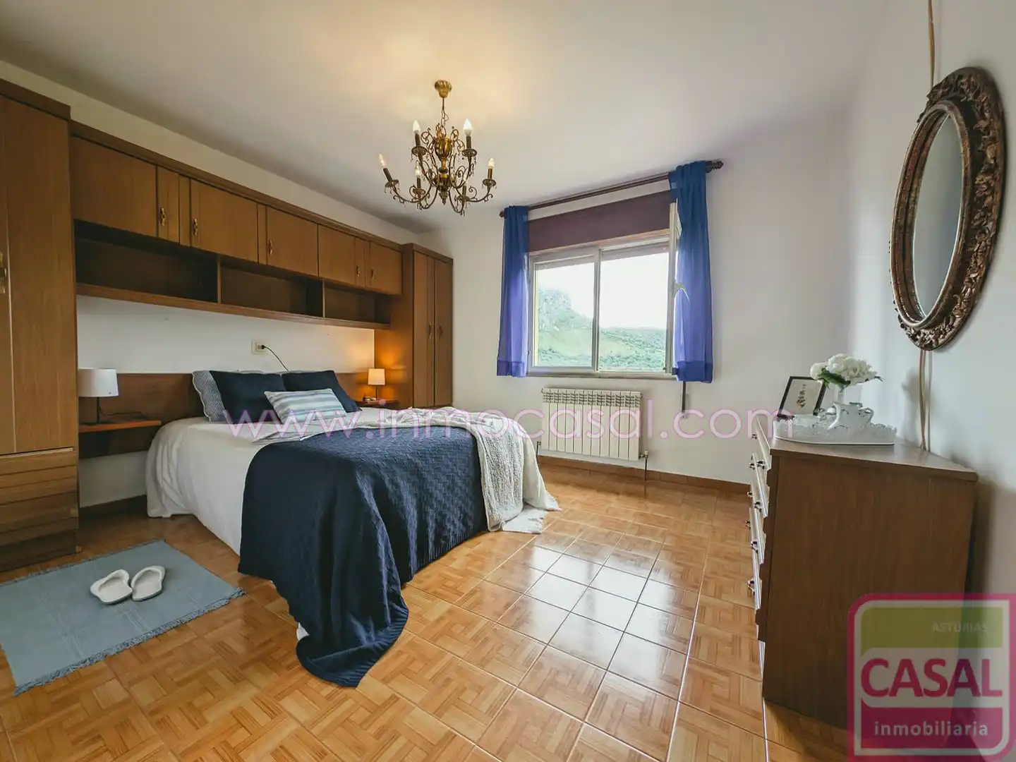 Habitación de Casa o chalet en venta en Morcín con Calefacción, Terraza y Trastero