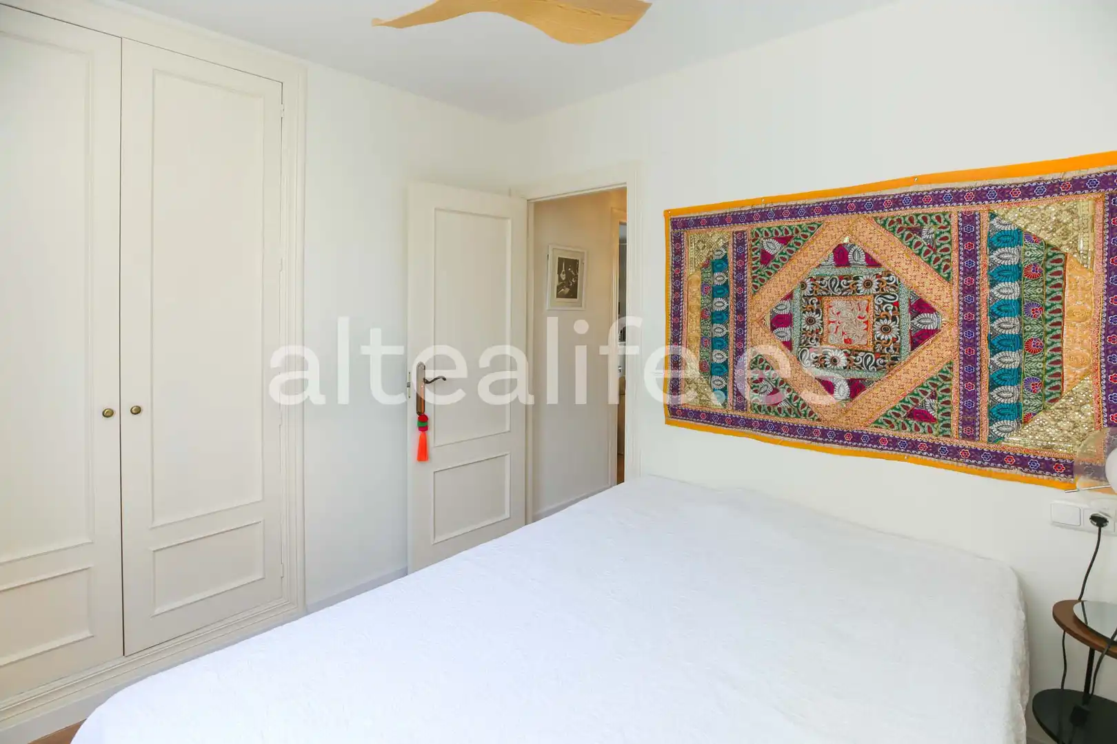 Schlafzimmer von Dachboden zum Verkauf in Altea mit Klimaanlage und Terrasse