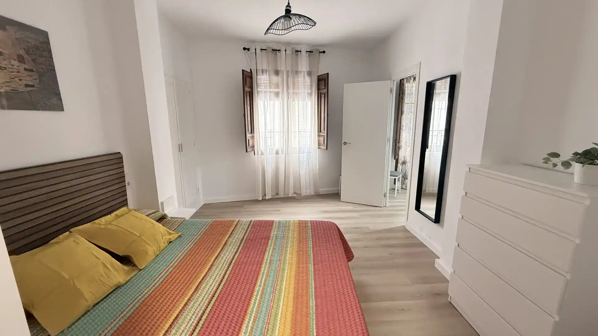 Dormitori de Apartament de lloguer en Molvízar amb Aire condicionat i Moblat