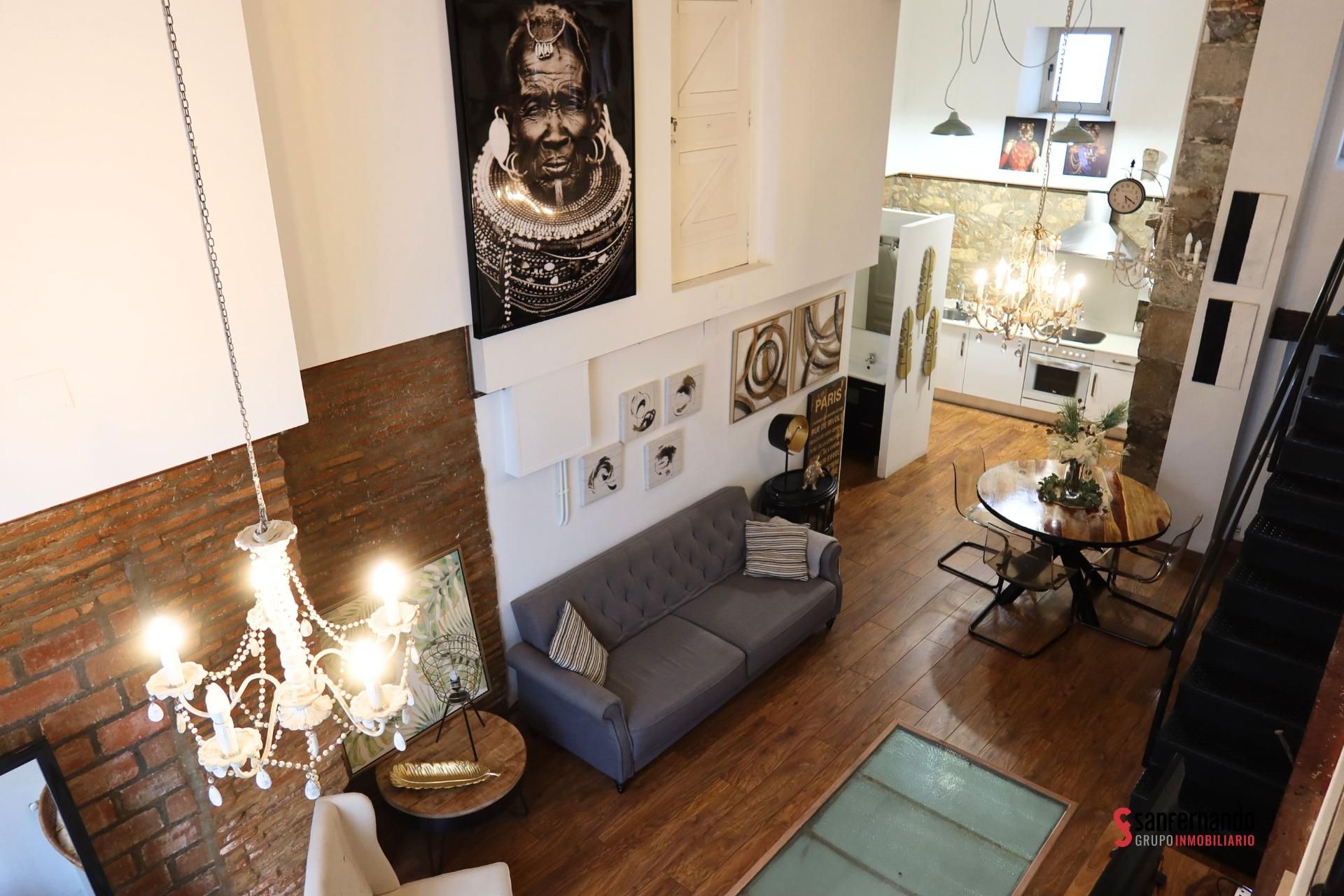 Living room of Planta baja for rent in Santander  with Heating, Parquet flooring and Furnished