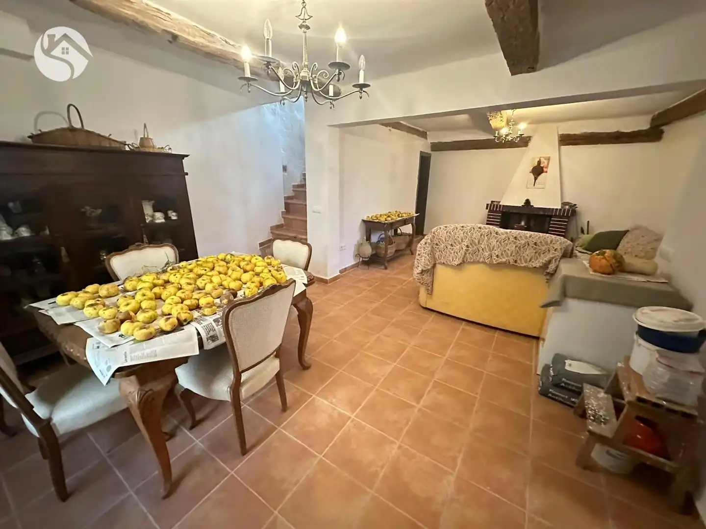 Comedor de Casa o chalet en venta en Palomera con Calefacción