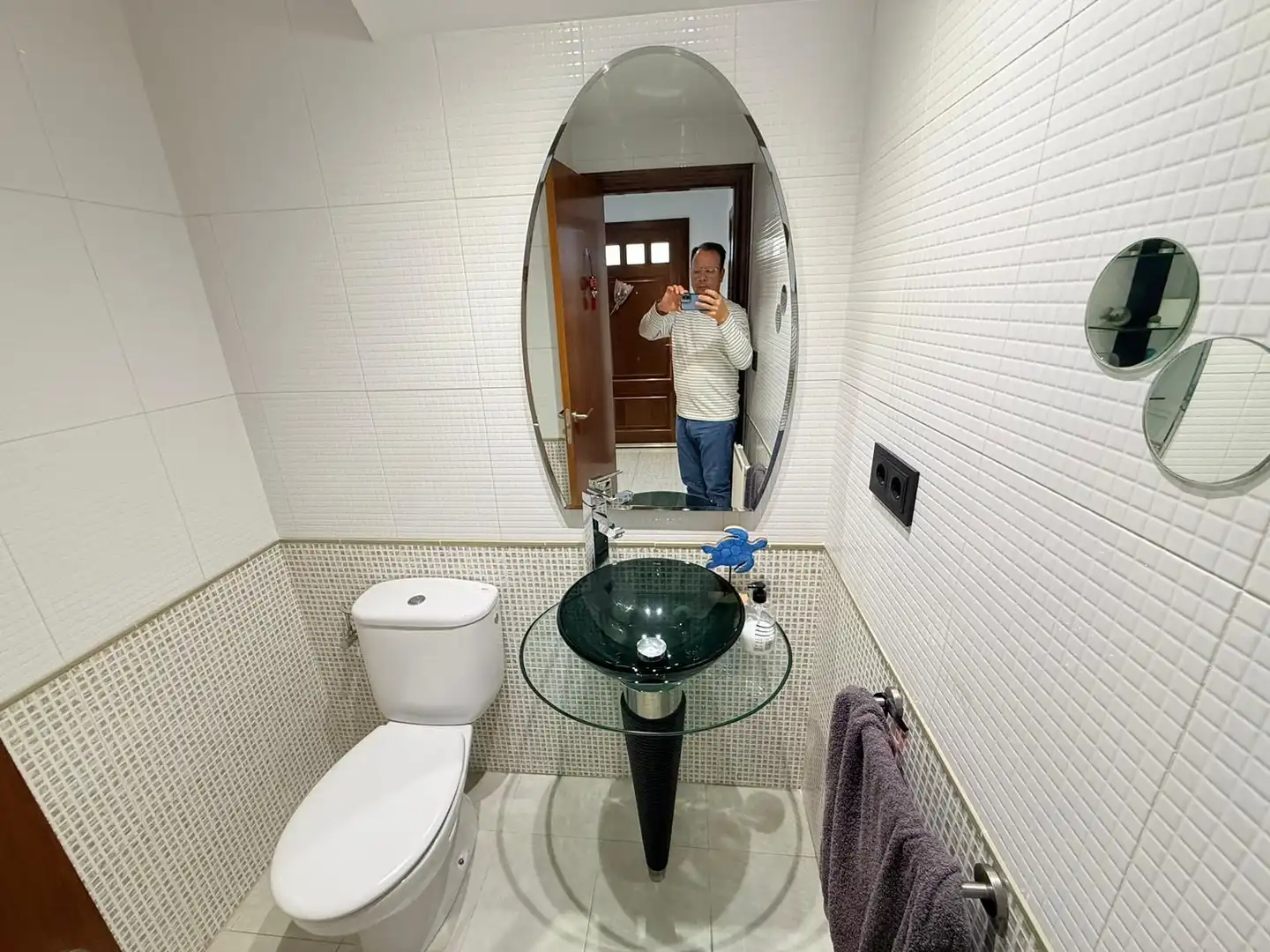 Bathroom of Houses for sale in El Far d'Empordà  with Air Conditioner, Heating and Private garden