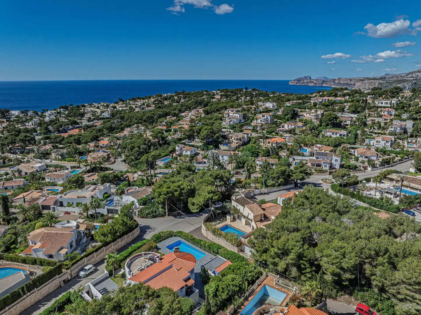 Vista exterior de Casa o chalet en venta en Jávea / Xàbia con Aire acondicionado, Calefacción y Jardín privado
