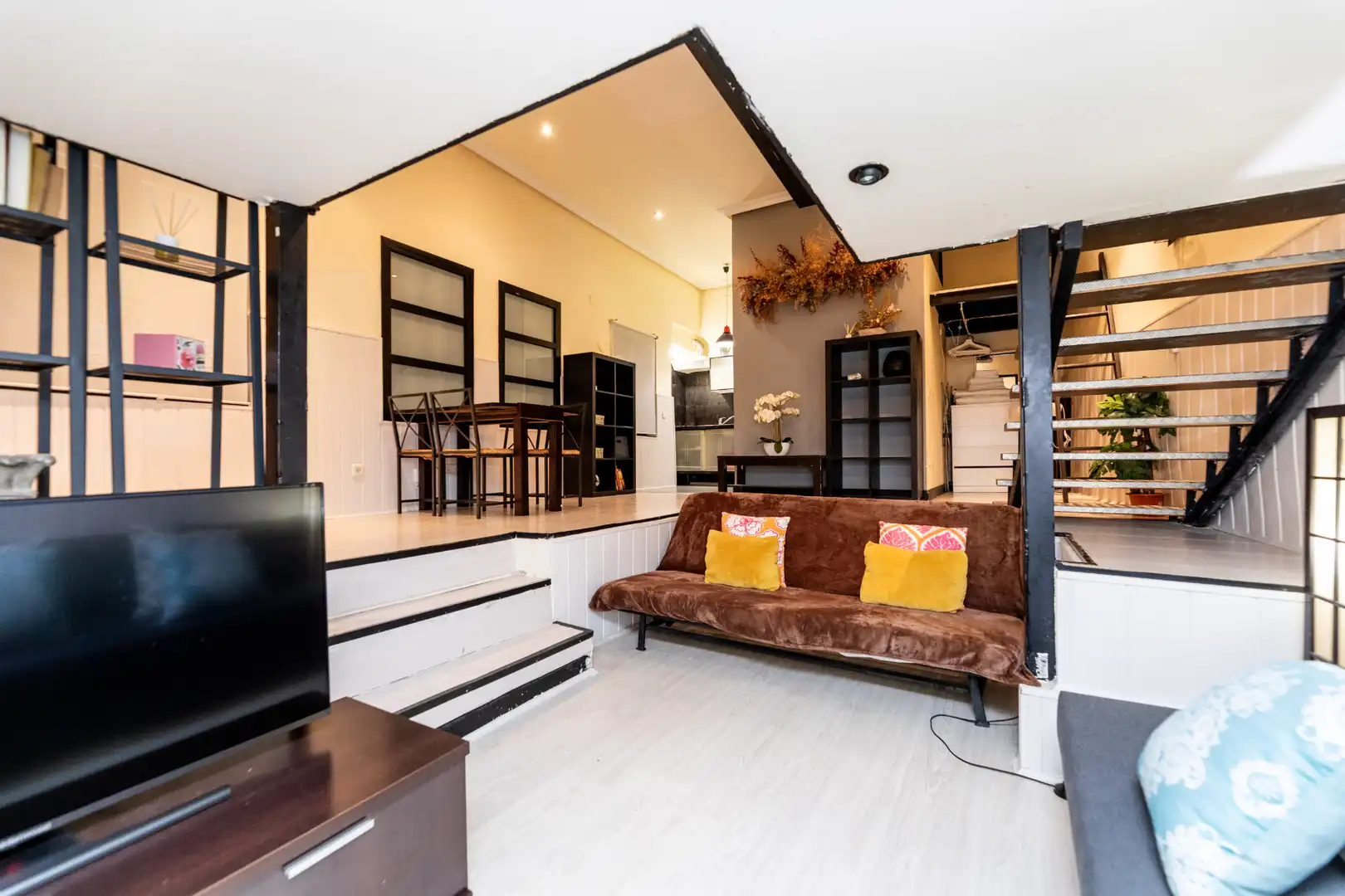 Sala de estar de Piso en venta en Madrid con Aire acondicionado, Amueblado y Lavadora