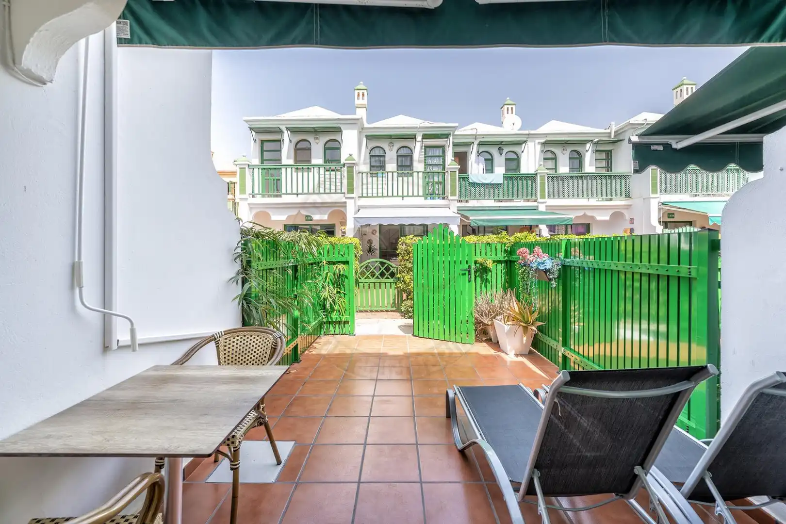 Terrassa de Casa adosada en venda en San Bartolomé de Tirajana amb Aire condicionat, Jardí privat i Terrassa