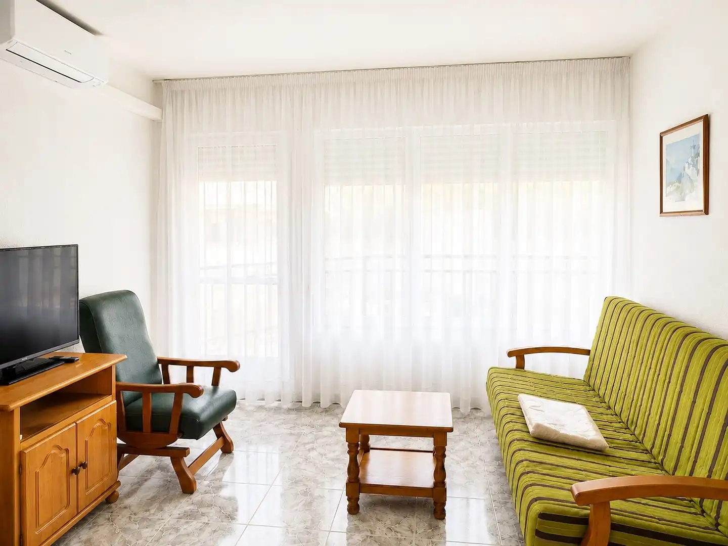 Living room of Apartments for rent in Peñíscola / Peníscola  with Air Conditioner, Heating and Terrace