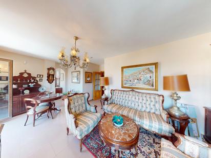 Living room of Flat for sale in  Almería Capital  with Air Conditioner, Heating and Furnished