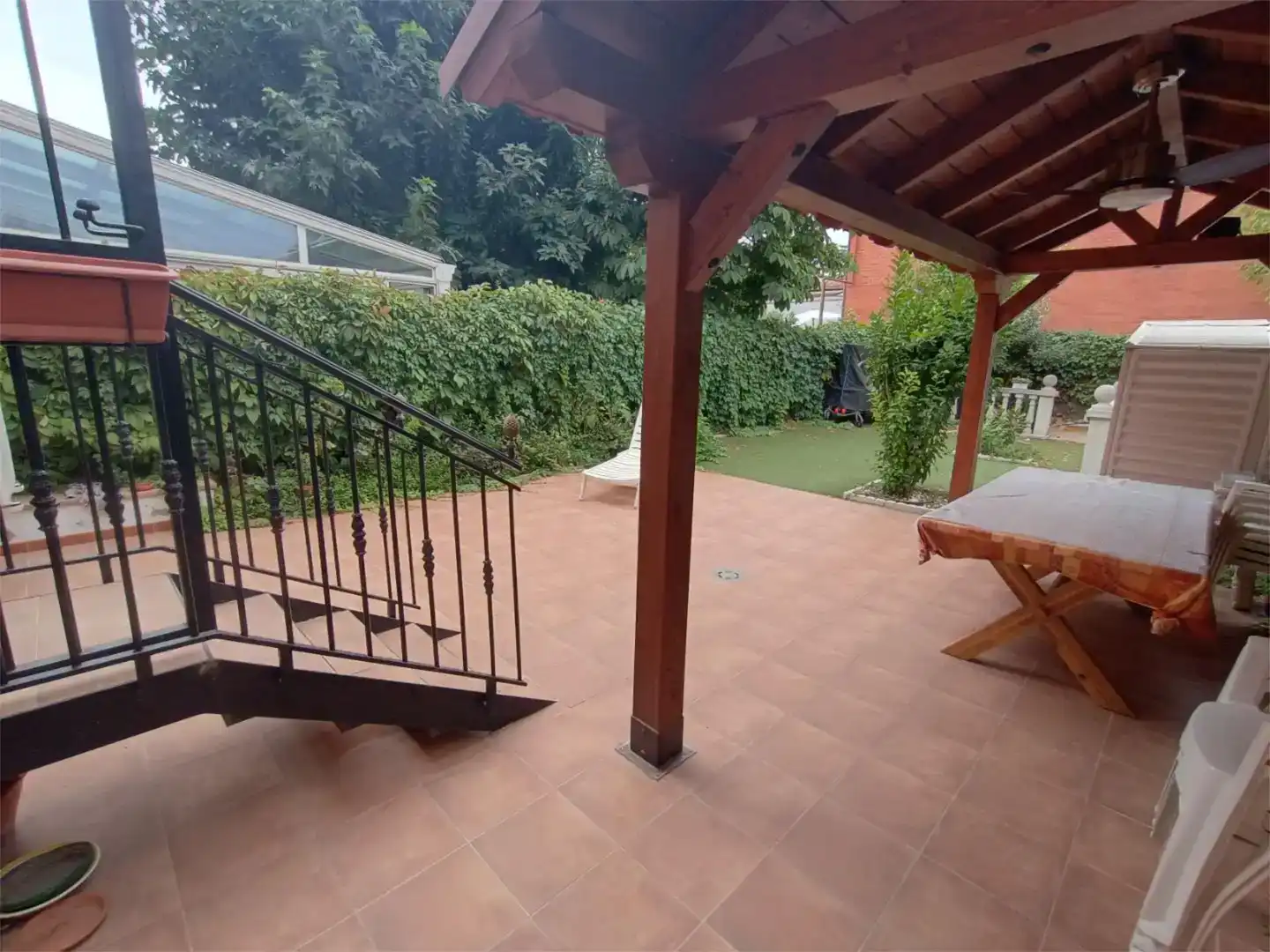 Terrassa de Pis en venda en Getafe amb Aire condicionat, Jardí privat i Moblat