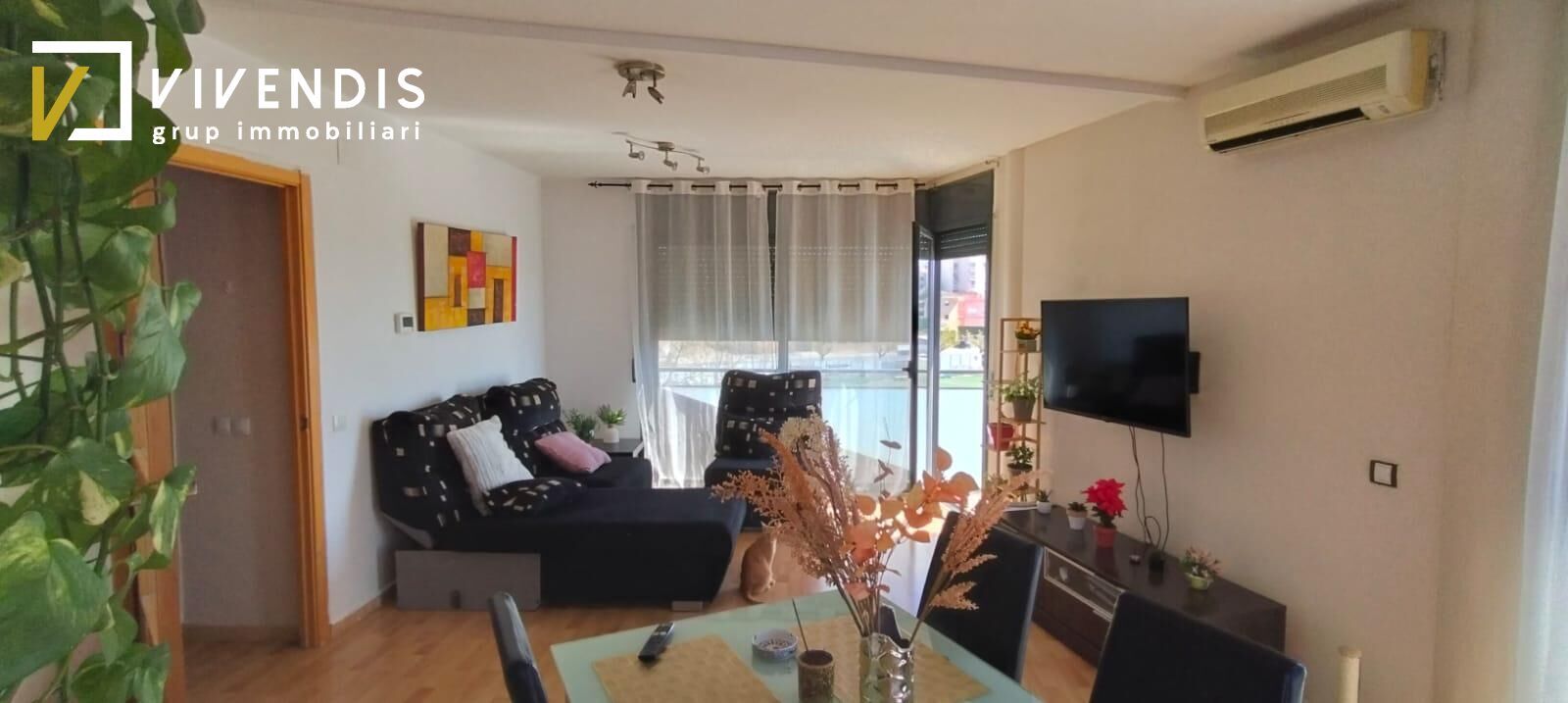 Living room of Flat for sale in Alcarràs  with Heating, Parquet flooring and Storage room