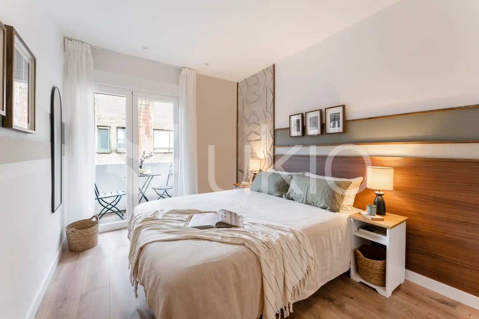 Bedroom of Apartments for rent in Madrid  with Air Conditioner, Heating and Furnished