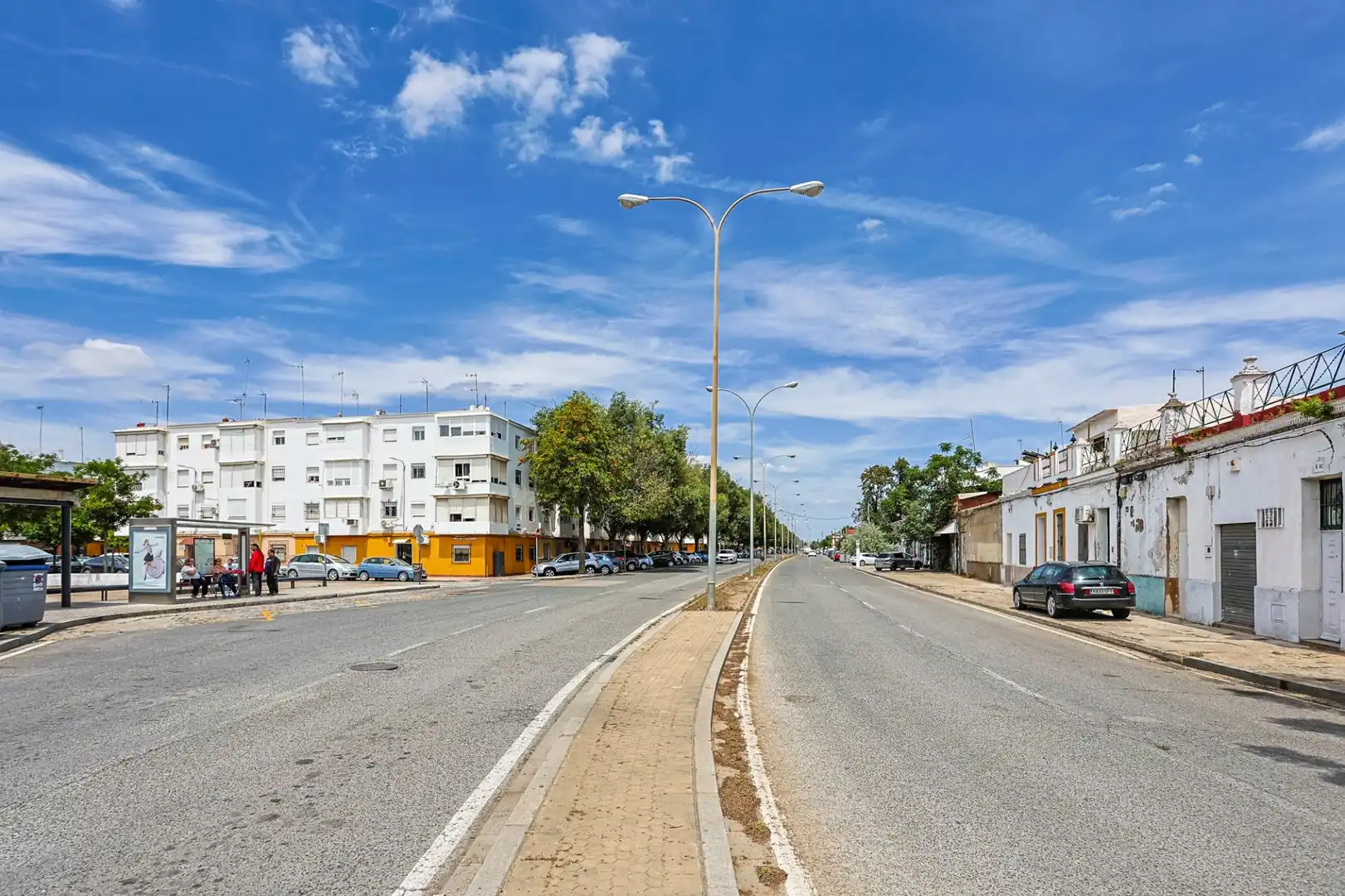 Exterior view of Flat for sale in Sevilla  with Air Conditioner and Balcony