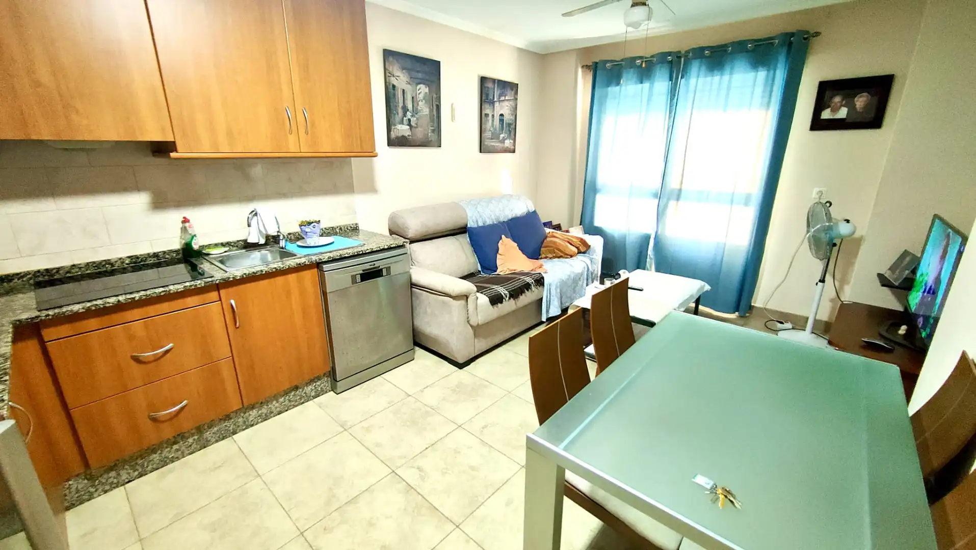 Sala de estar de Piso en venta en Santa Pola con Aire acondicionado, Calefacción y Trastero