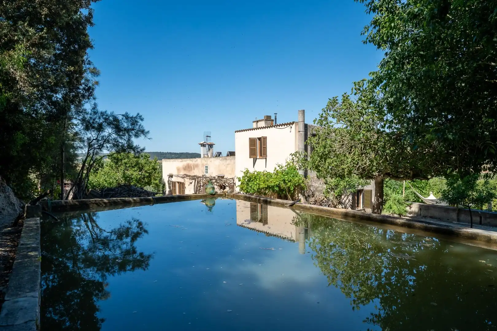 Piscina de Finca rústica en venta en Sant Joan con Jardín privado, Terraza y Trastero