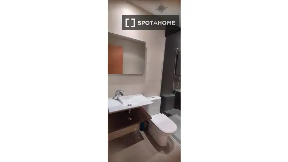 Baño de Apartamento para compartir en Alicante / Alacant con Aire acondicionado, Calefacción y Terraza