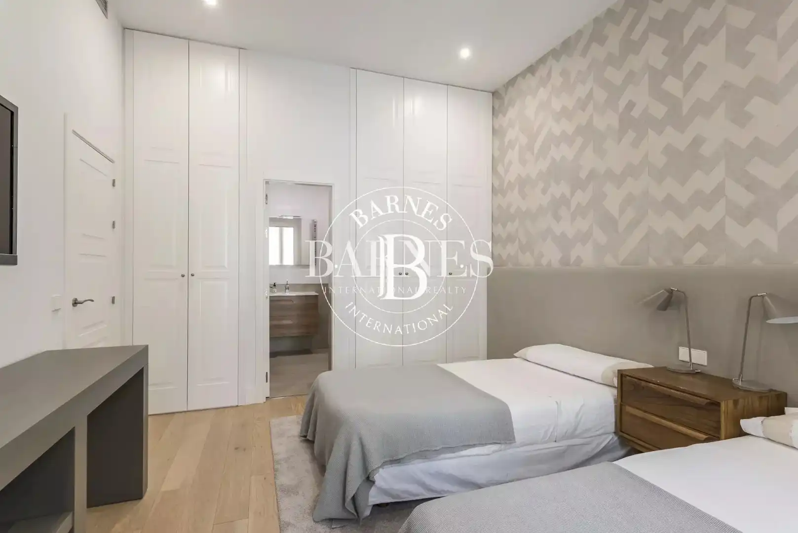 Schlafzimmer von Wohnung zur Miete in Madrid mit Klimaanlage, Heizung und Abstellraum
