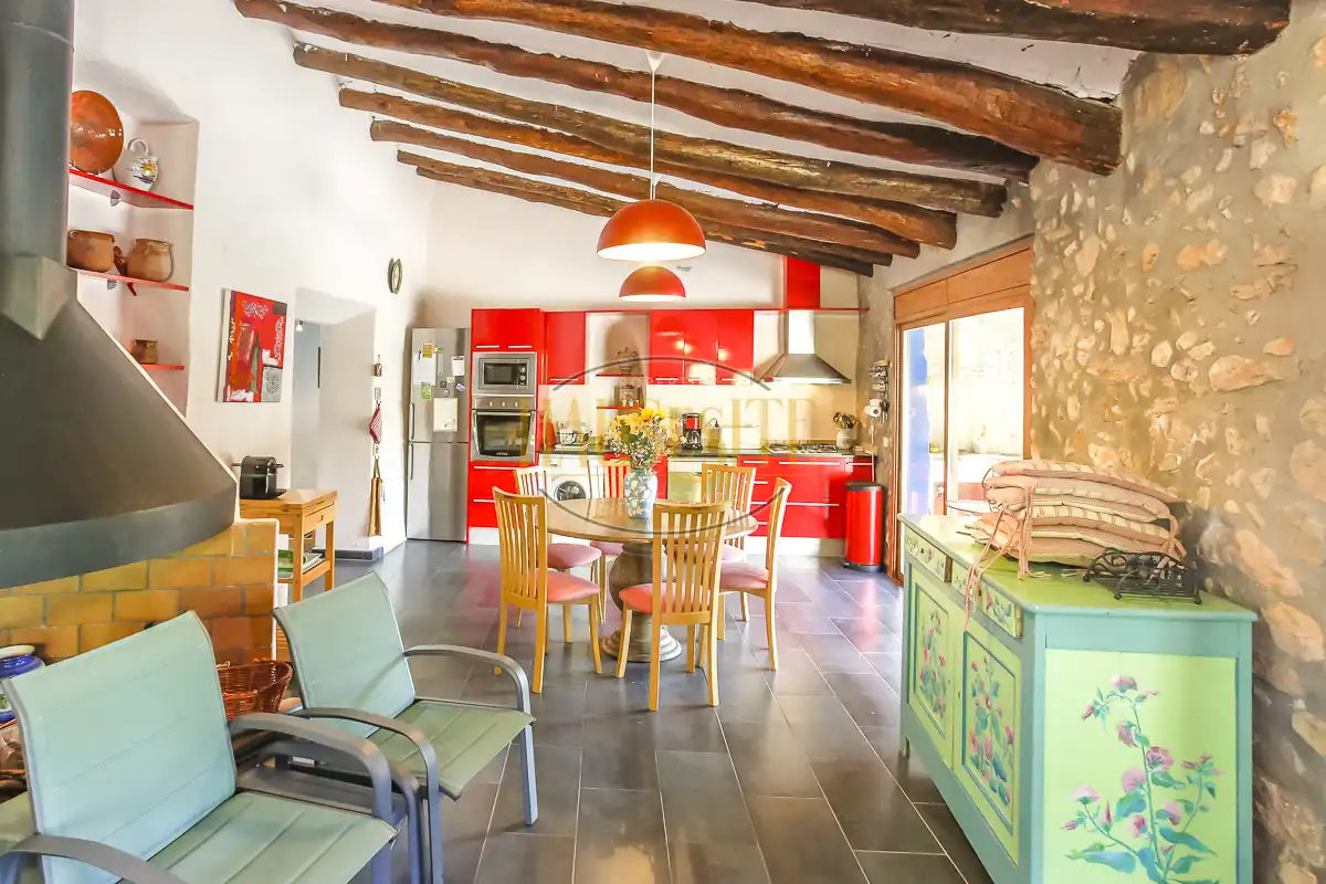 Casa rústica amb terrassa en venda a Torrelles de Foix, imagen 35