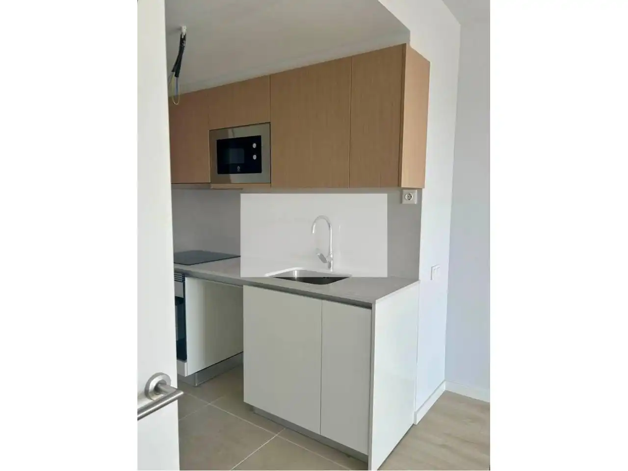 Kitchen of Flat for rent in Sabadell  with Air Conditioner, Heating and Parquet flooring