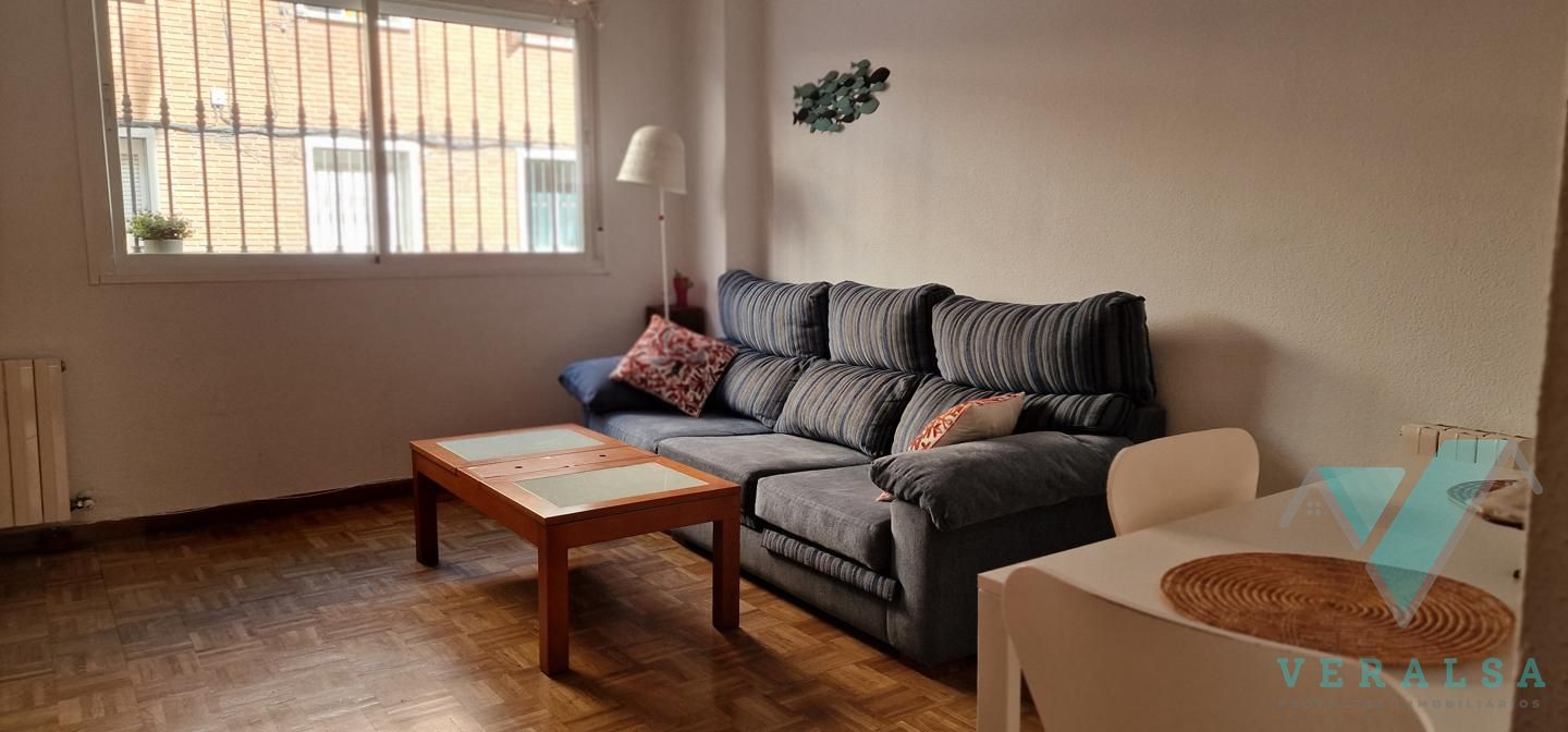 Living room of Flat for sale in  Madrid Capital  with Air Conditioner, Heating and Private garden
