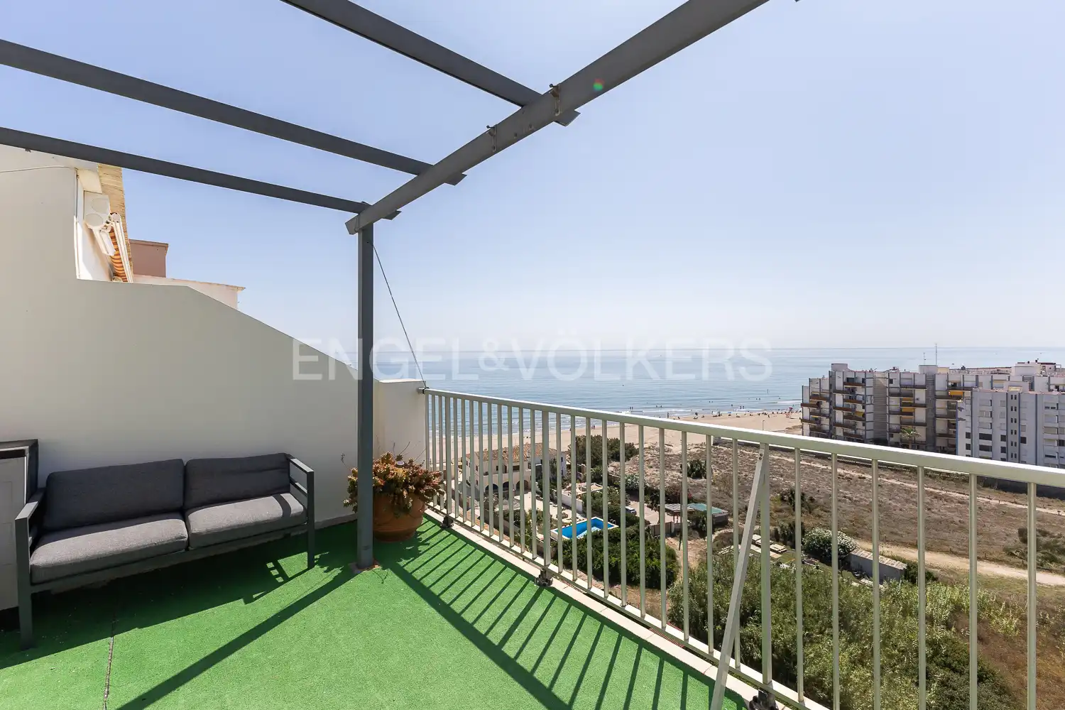 Terrassa de Àtic de lloguer en Valencia amb Calefacció, Jardí privat i Balcó