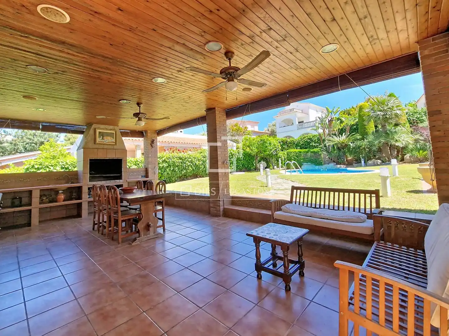 Terraza de Casa o chalet de alquiler en Cunit con Aire acondicionado, Calefacción y Jardín privado