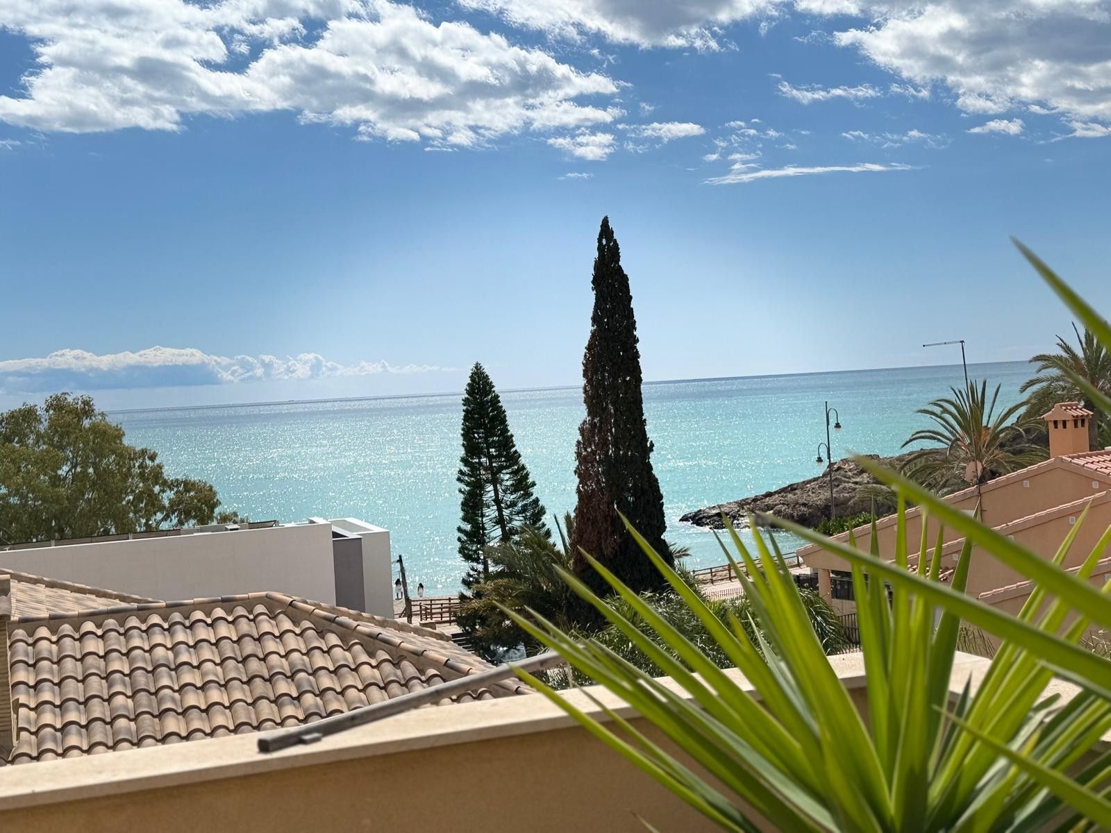 Exterior view of Single-family semi-detached for sale in Mazarrón  with Heating, Private garden and Terrace