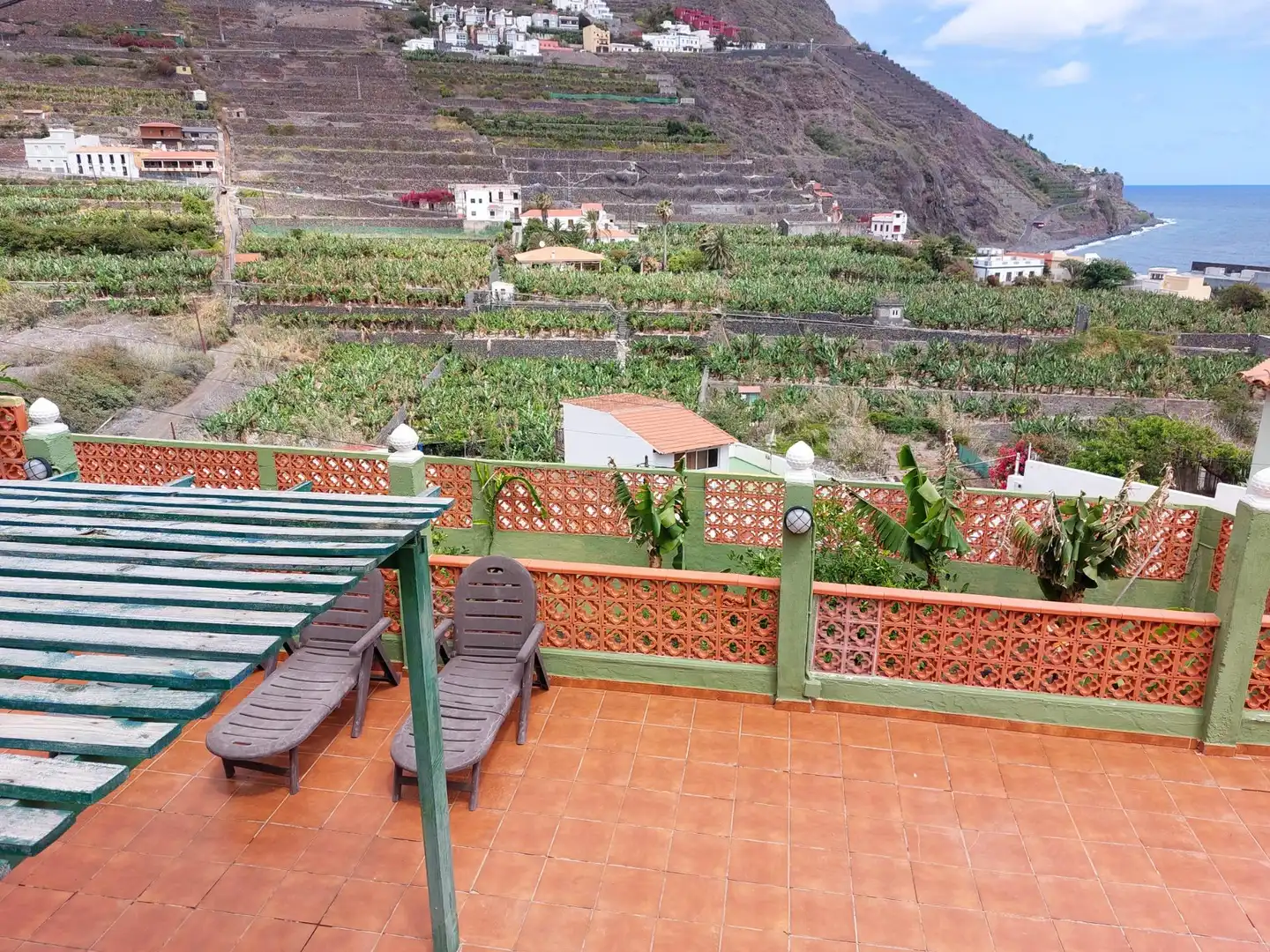 Terraza de Finca rústica en venta en Hermigua con Jardín privado, Terraza y Amueblado