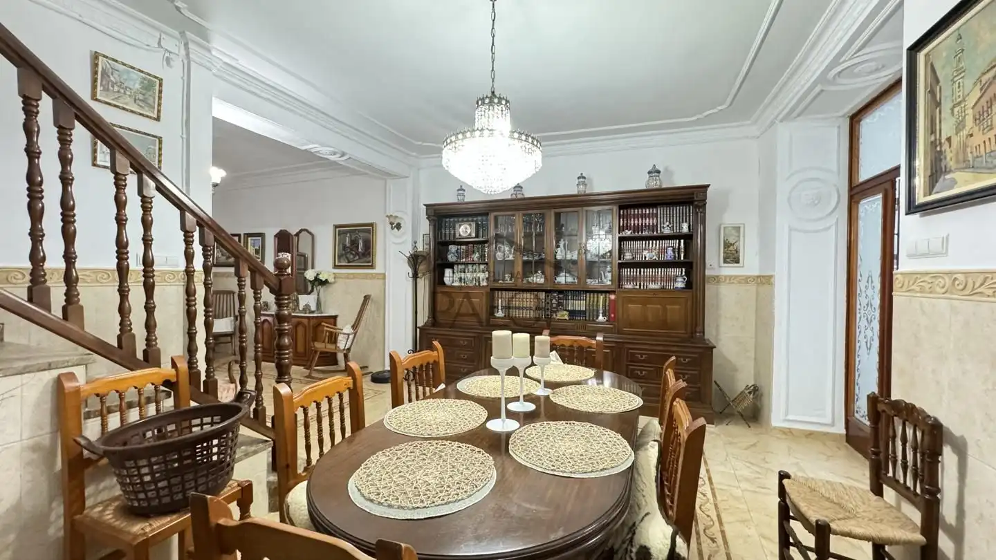 Dining room of Houses for sale in La Pobla Llarga  with Private garden, Terrace and Storage room