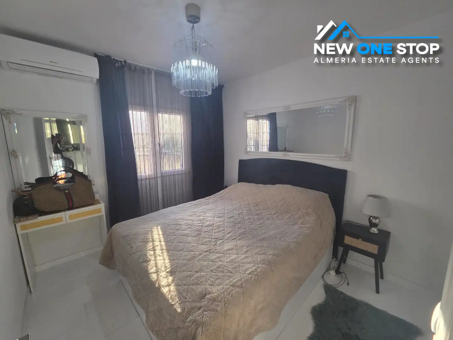 Dormitori de Apartament en venda en Mojácar amb Aire condicionat, Calefacció i Jardí privat