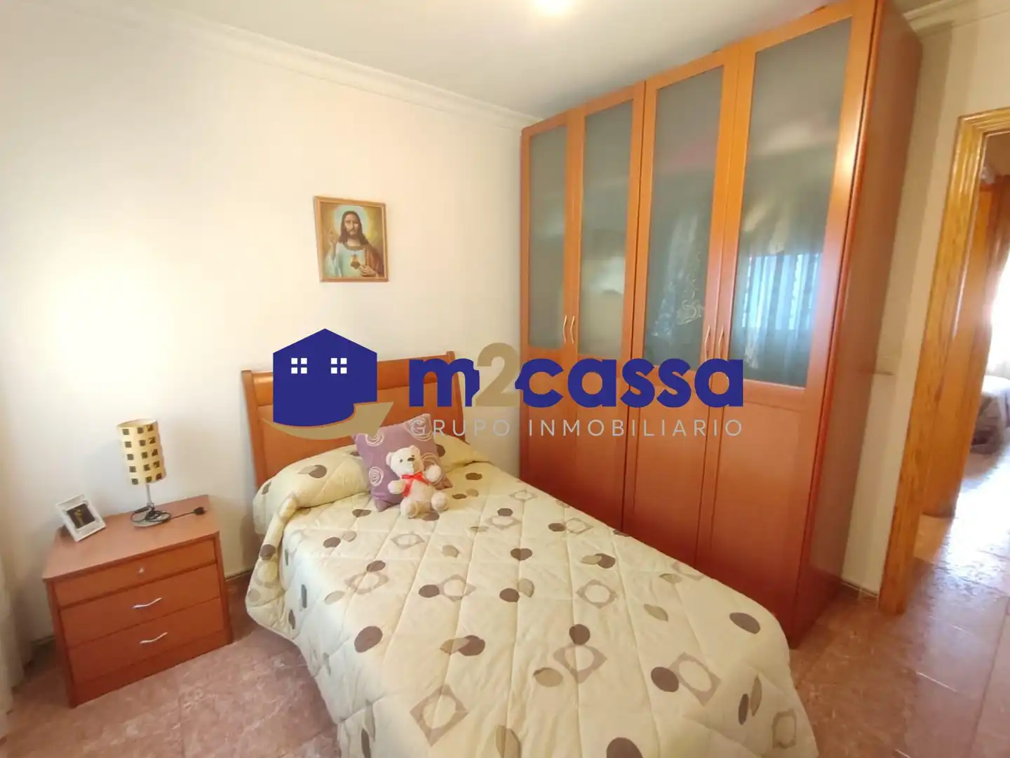 Bedroom of Flat for sale in Lorca  with Air Conditioner, Storage room and Furnished