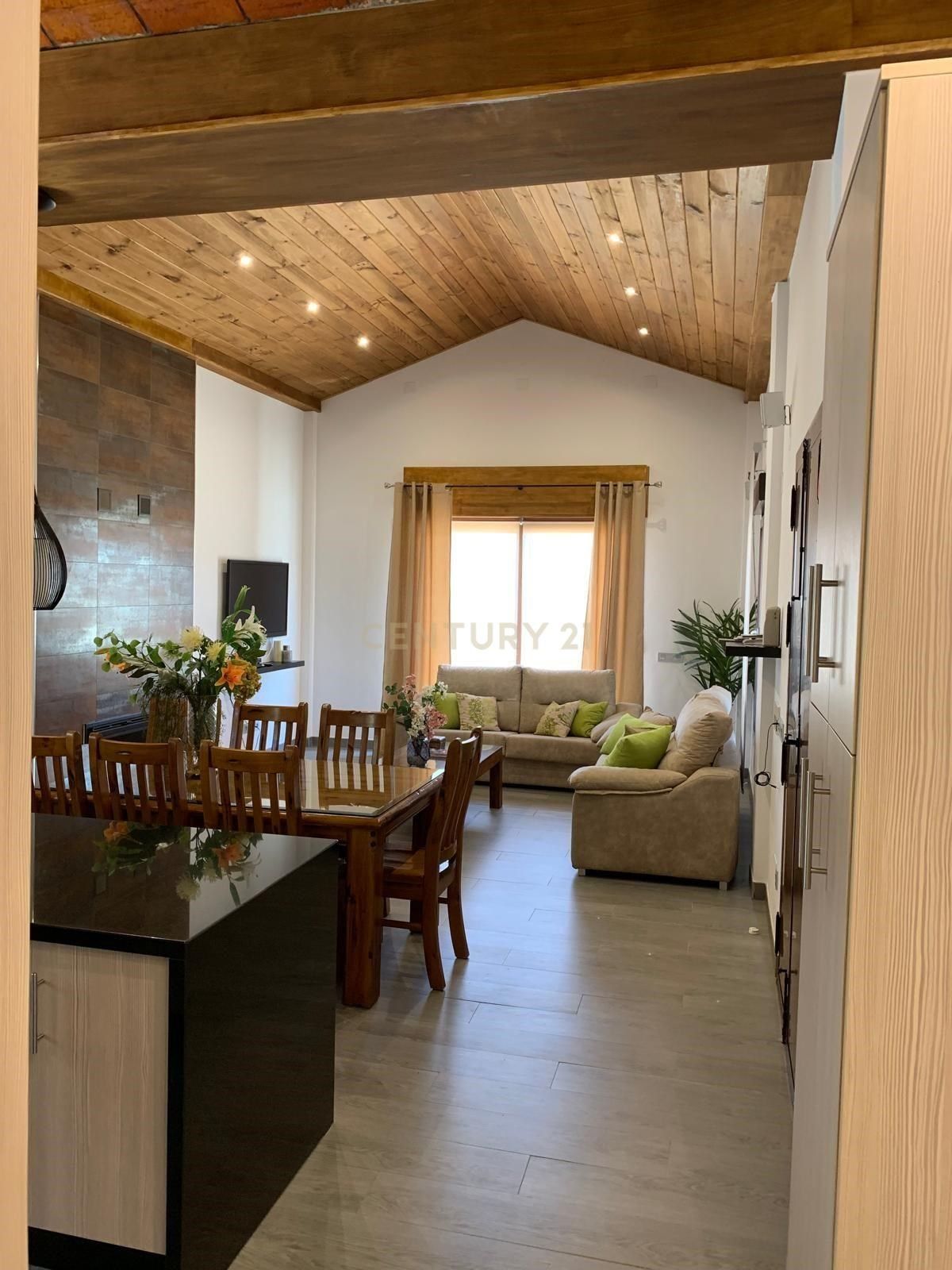 Living room of House or chalet to rent in Casabermeja  with Air Conditioner, Terrace and Swimming Pool