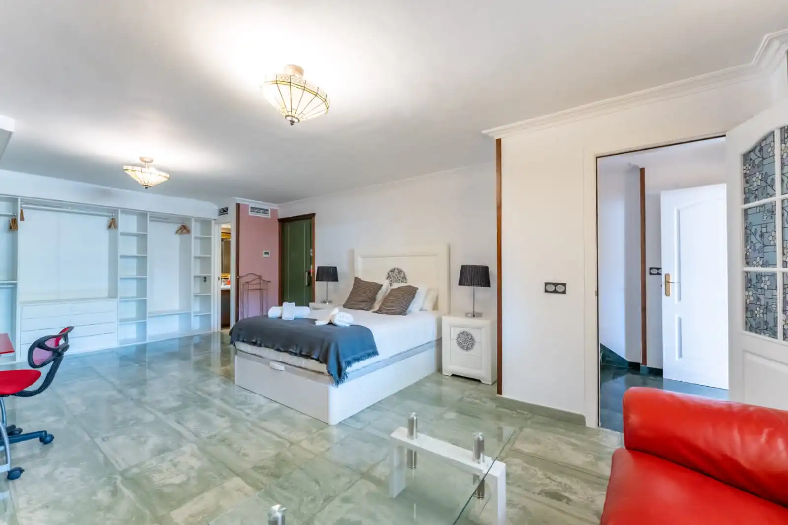 Bedroom of Detached homes for rent in Benalmádena  with Air Conditioner, Terrace and Swimming Pool