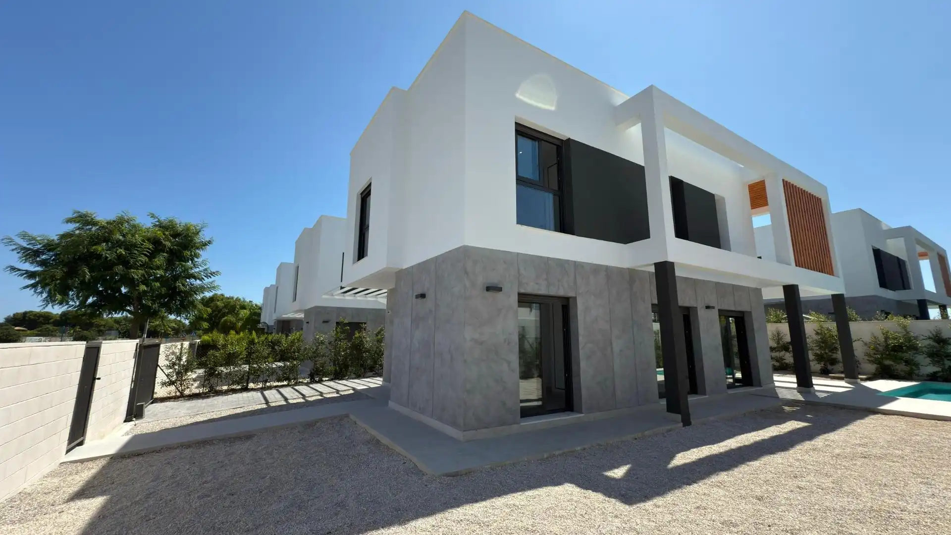 Vista exterior de Casa o chalet en venta en Mutxamel con Aire acondicionado, Jardín privado y Trastero