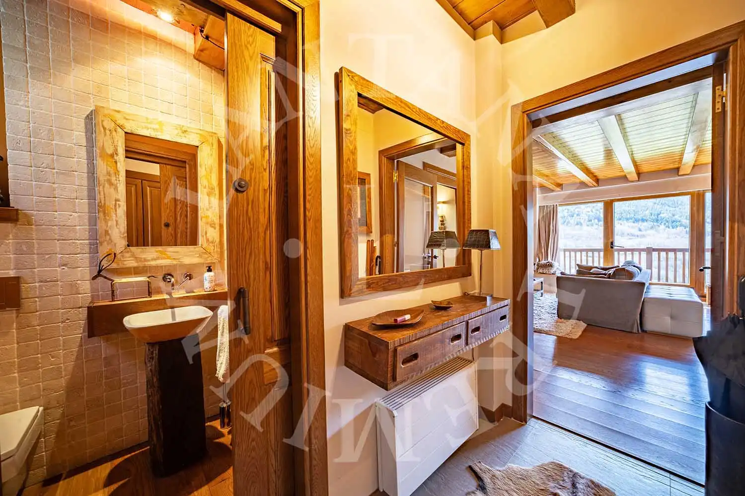 Baño de Casa adosada en venta en Naut Aran con Calefacción, Jardín privado y Parquet