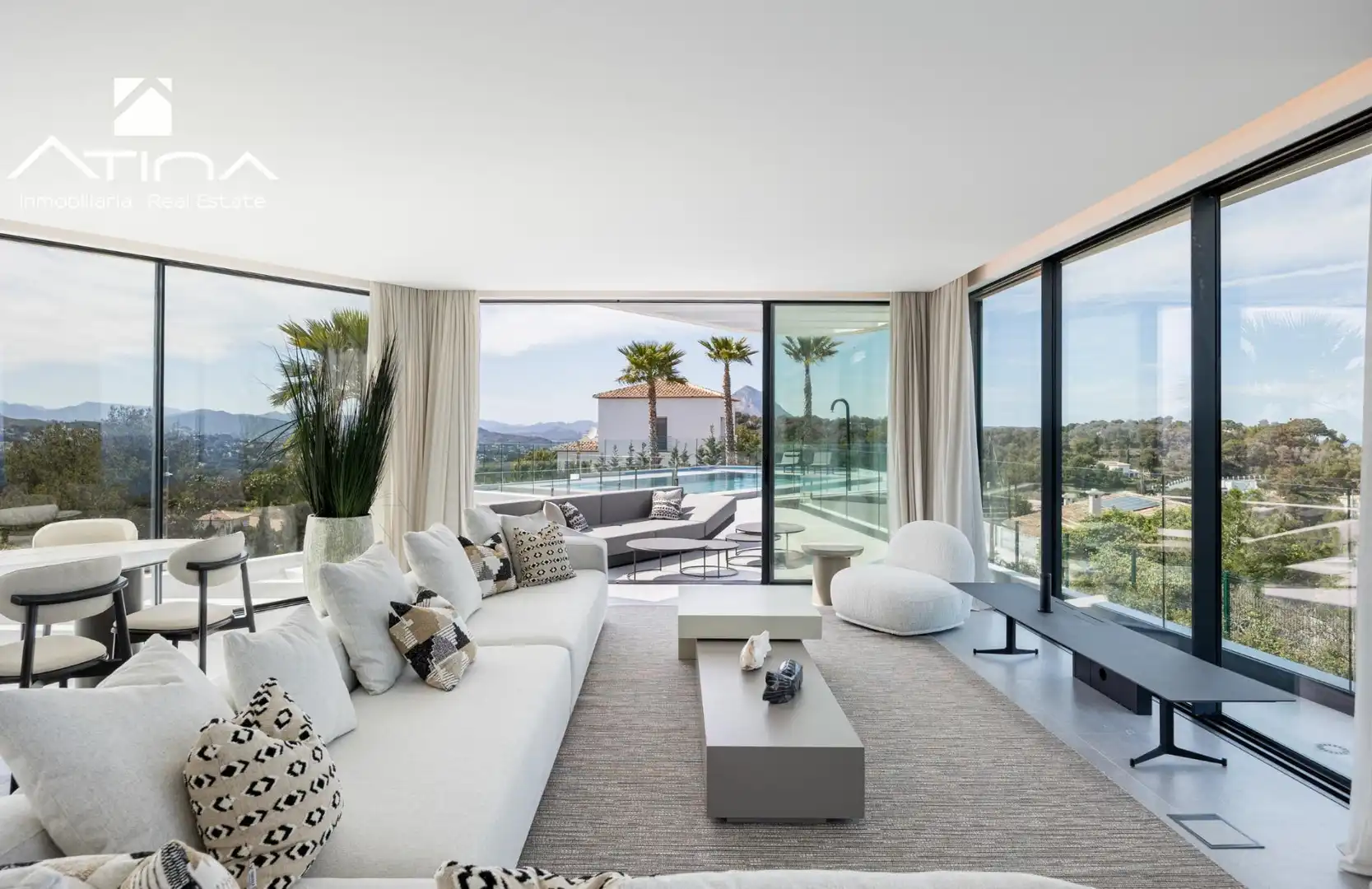 Living room of Houses for sale in Jávea / Xàbia  with Air Conditioner, Private garden and Terrace