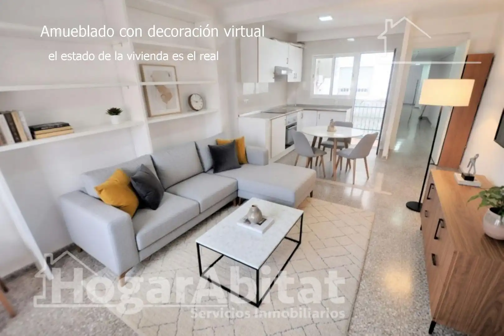 Sala de estar de Piso en venta en Mislata con Balcón