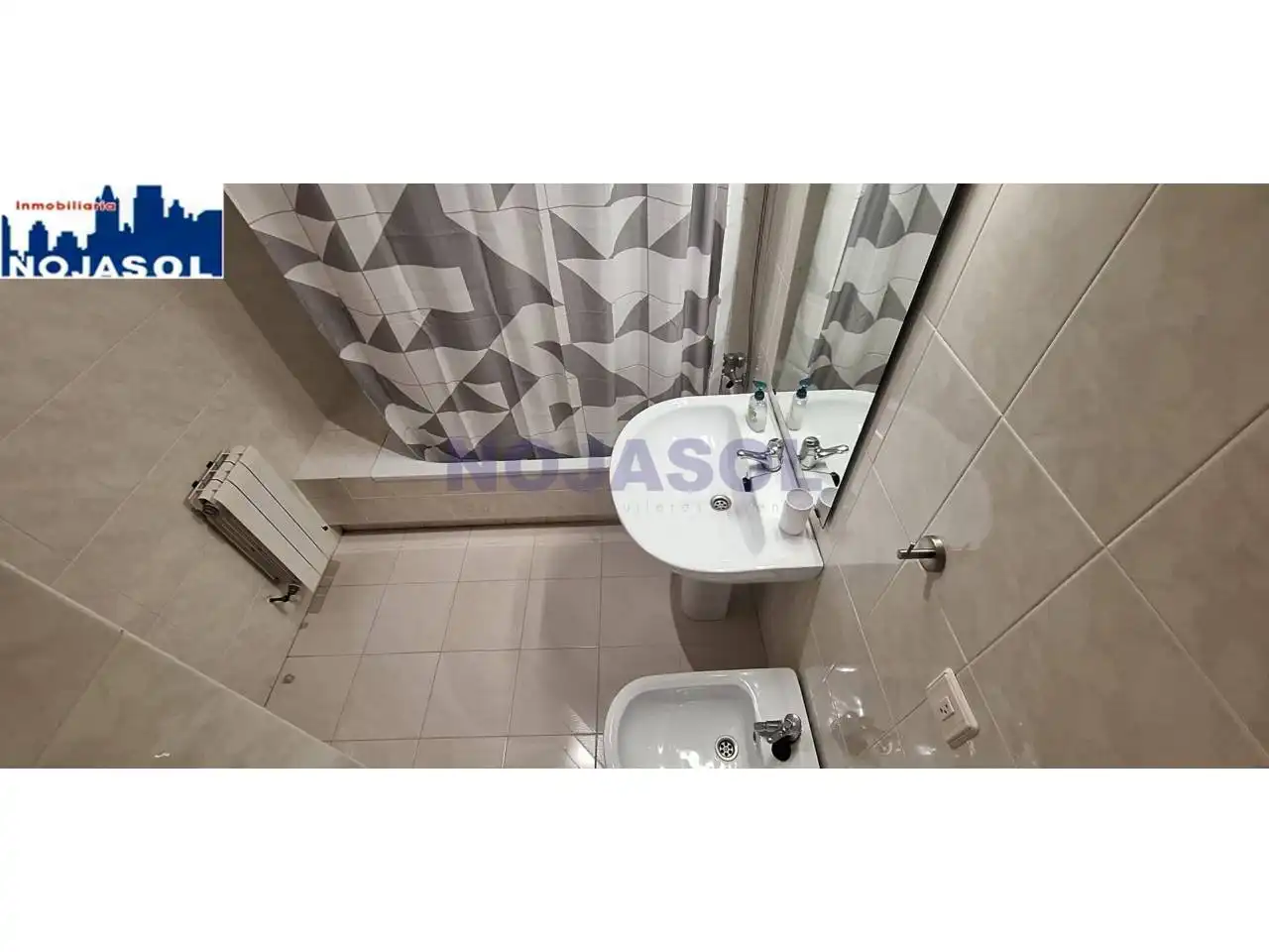 Badezimmer von Wohnung zur Miete in Noja mit Heizung, Terrasse und Möbliert