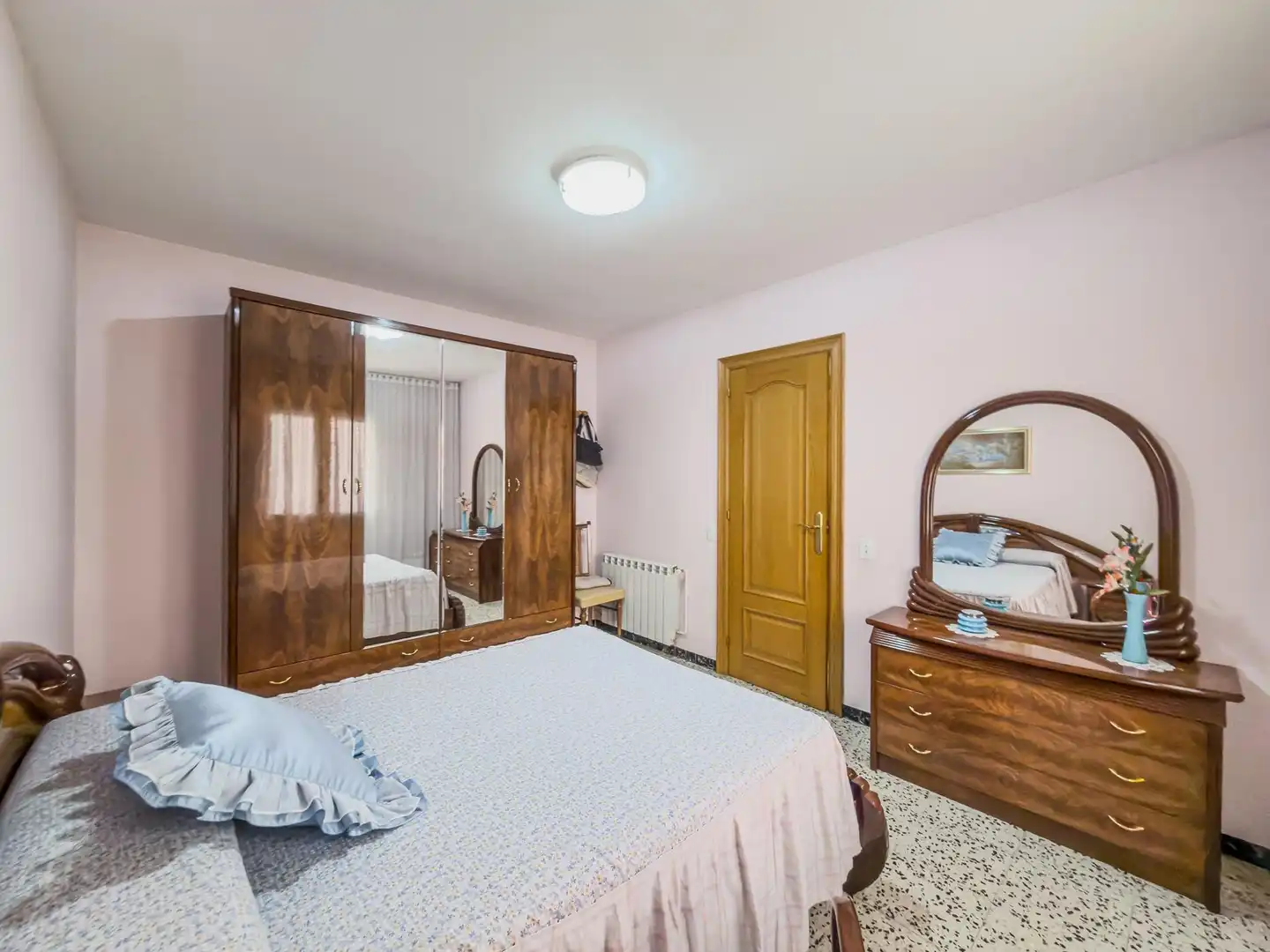 Schlafzimmer von Wohnung zum Verkauf in Terrassa mit Heizung
