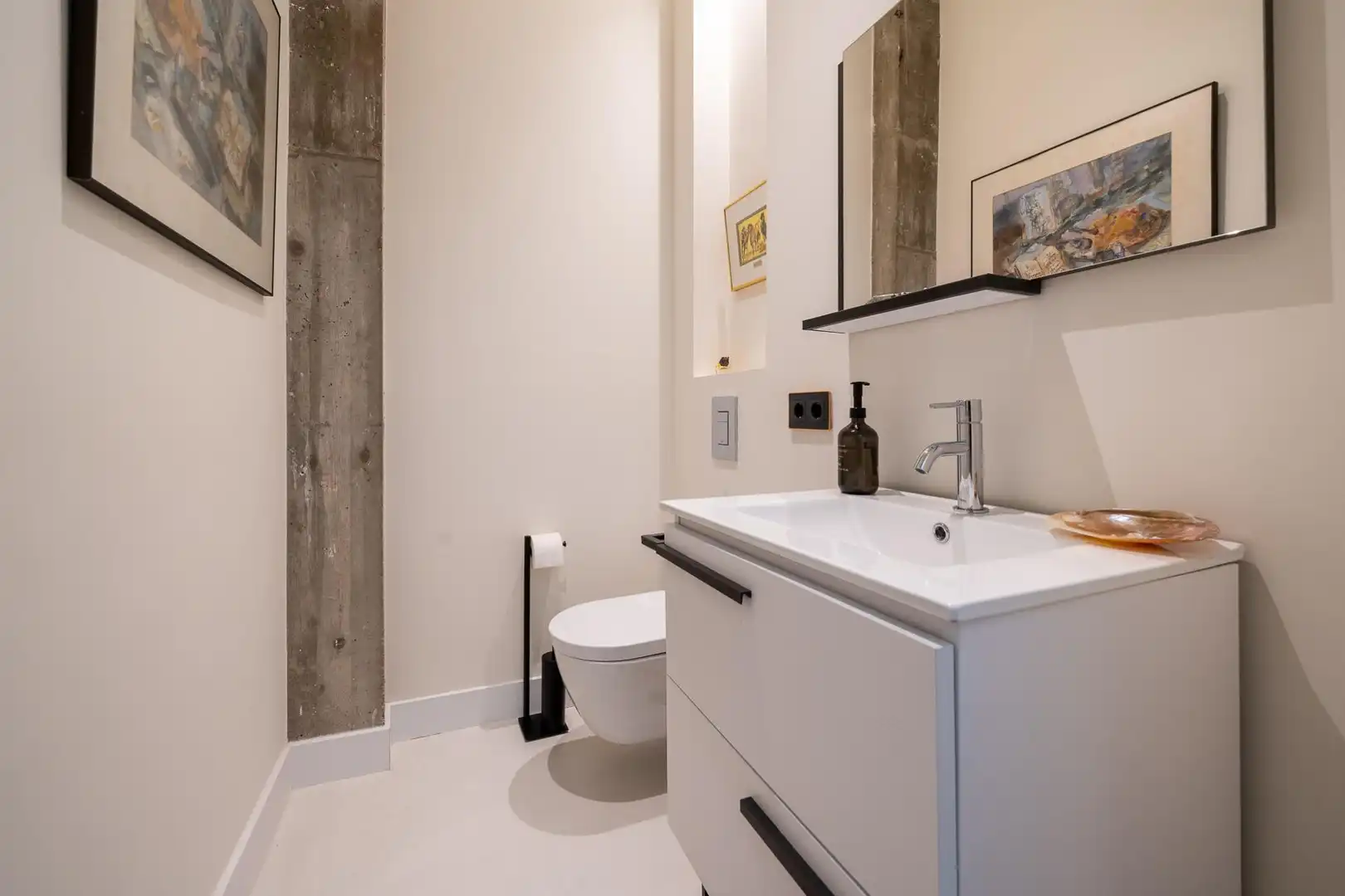 Badezimmer von Loft zum Verkauf in  Palma de Mallorca mit Klimaanlage, Heizung und Terrasse