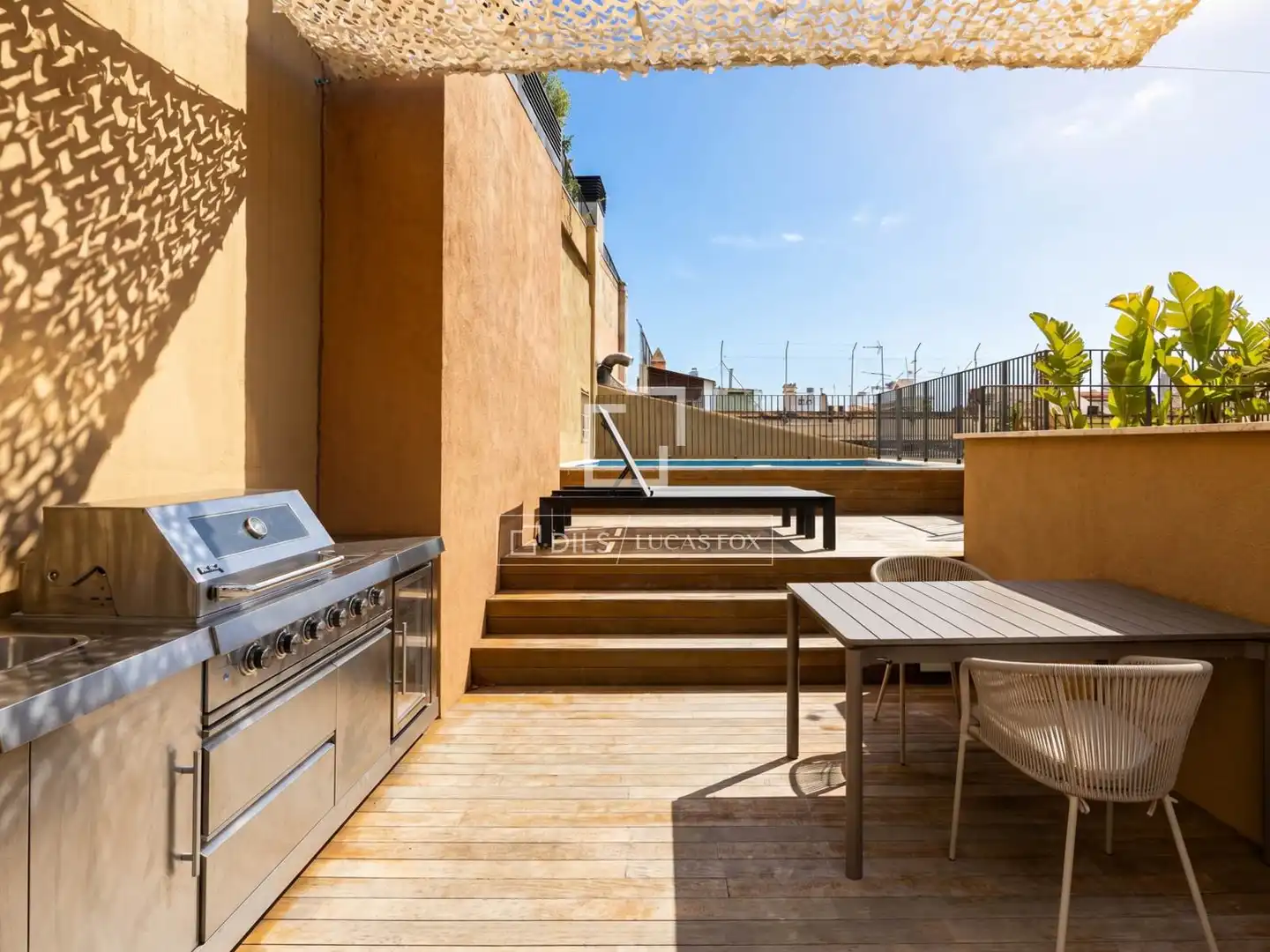 Terrassa de Pis de lloguer en Barcelona amb Aire condicionat, Calefacció i Parquet