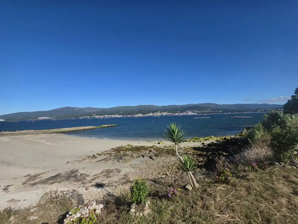 Vista exterior de Piso en venta en Boiro con Parquet, Trastero y Amueblado