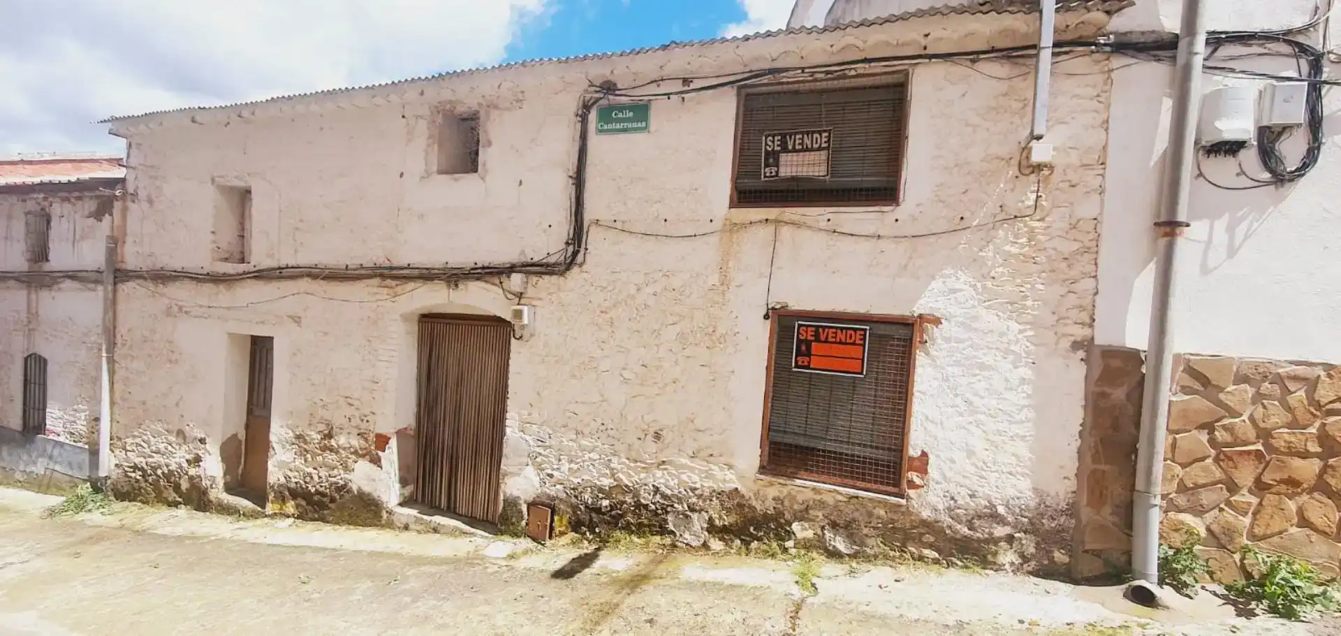 Vista exterior de Casa adosada en venda en Horcajo de los Montes, Ciudad Real