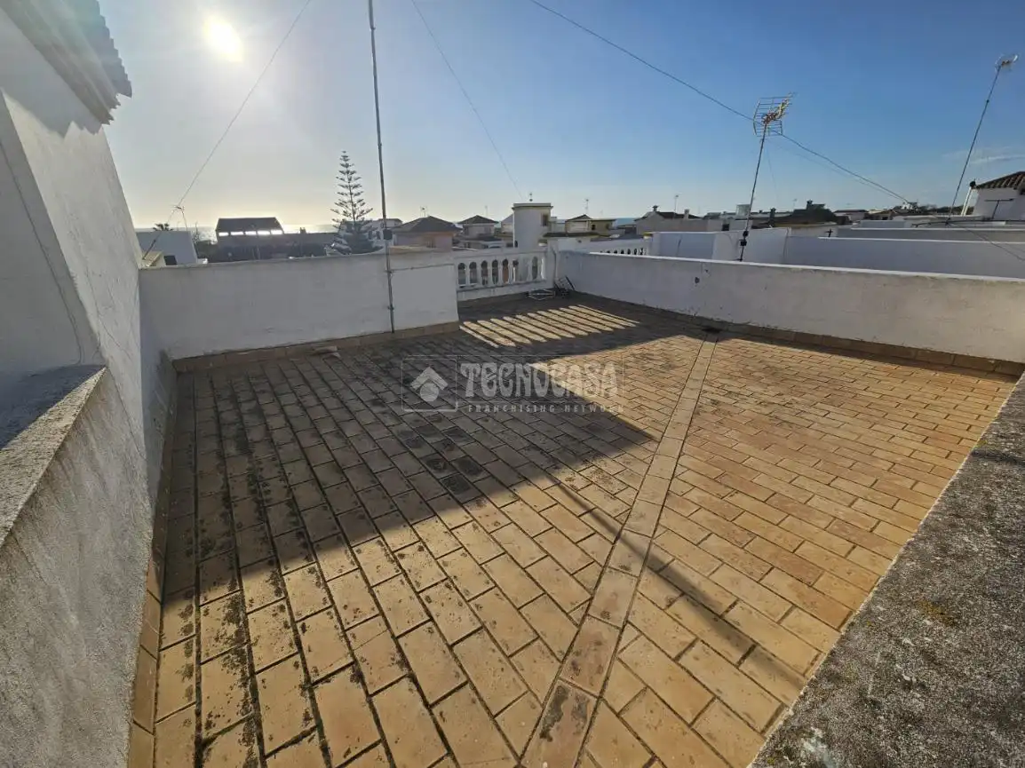 Terraza de Casa adosada de alquiler en Chipiona
