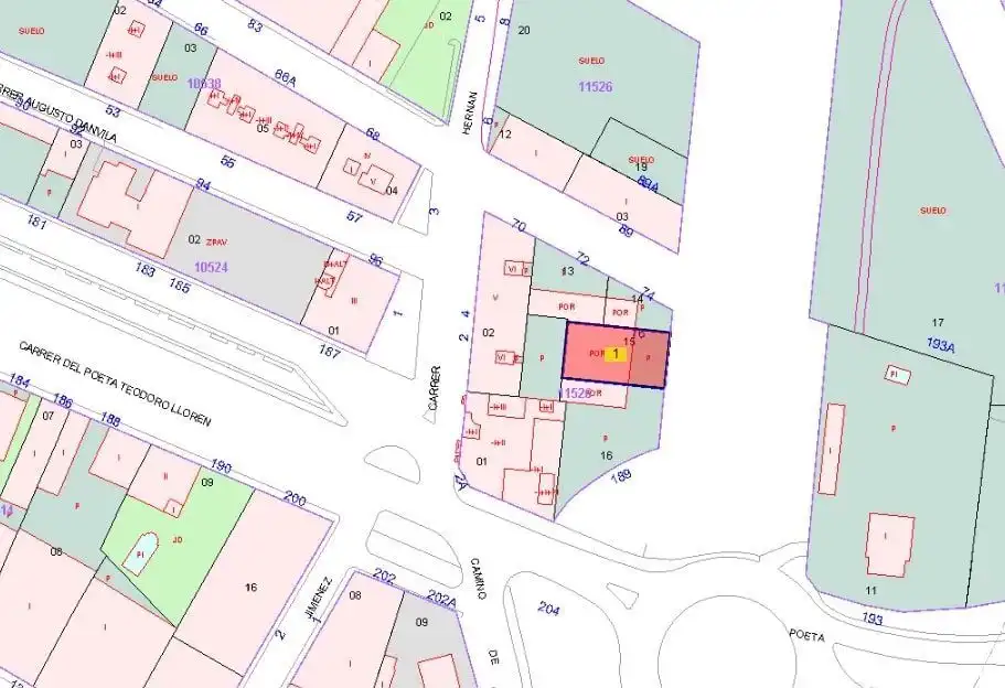 Lands and plots for sale in Calle Poeta Llorente, imagen 3