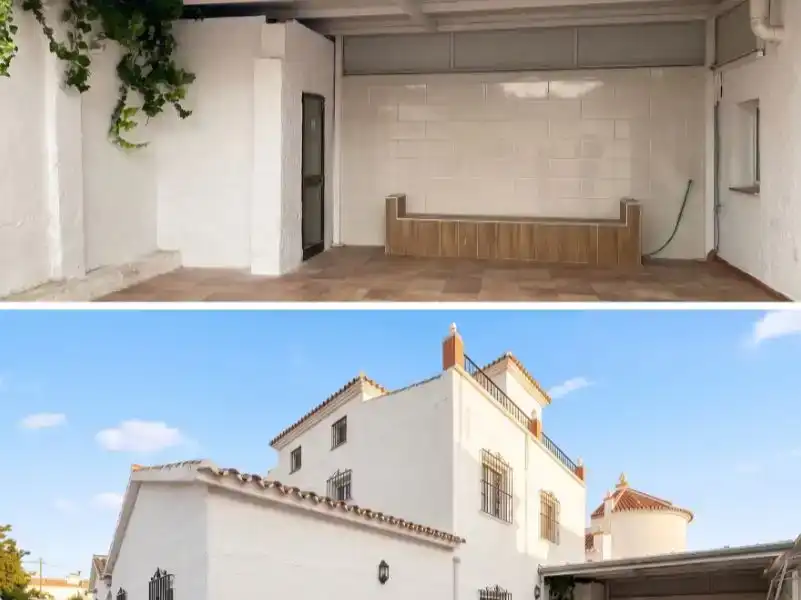 Vista exterior de Casa o xalet en venda en Torremolinos amb Piscina