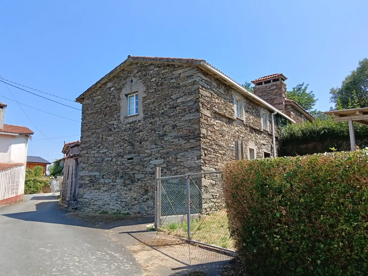 Vista exterior de Casa adosada en venta en Cesuras con Jardín privado y Trastero