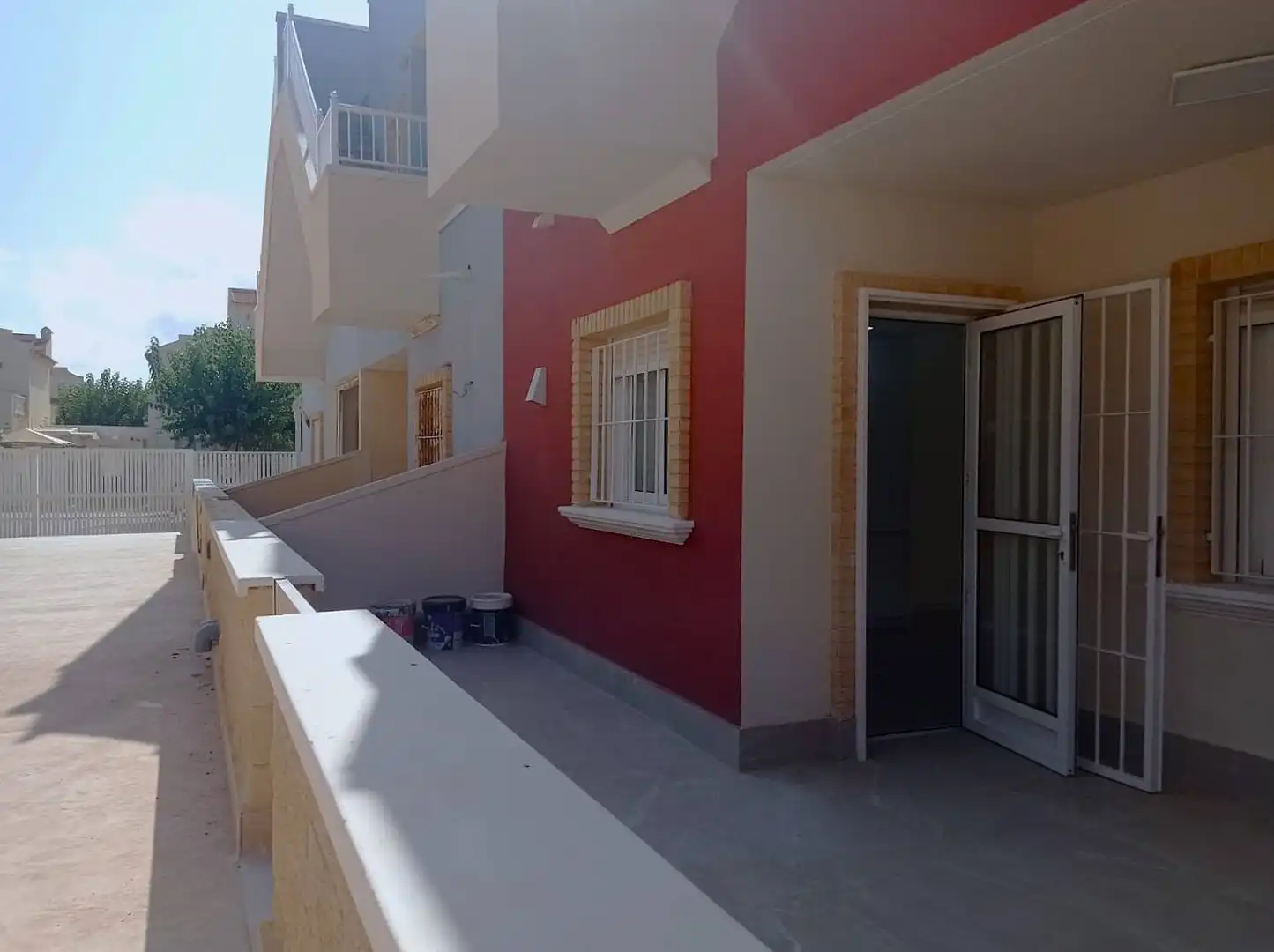 Außenansicht von Country house zum Verkauf in Pilar de la Horadada mit Heizung, Privatgarten und Terrasse